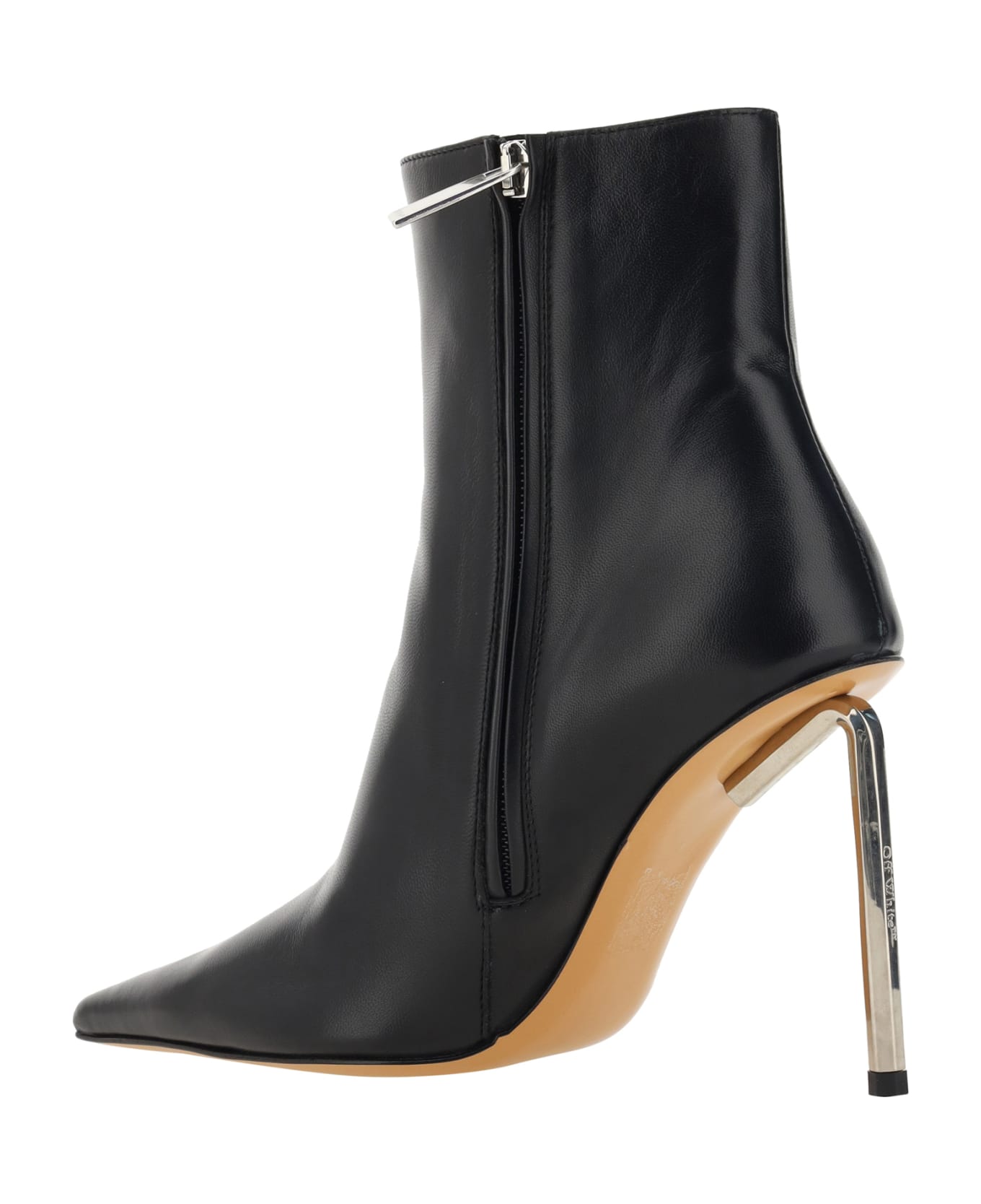 Off-White Ankle Boots - Black Silv