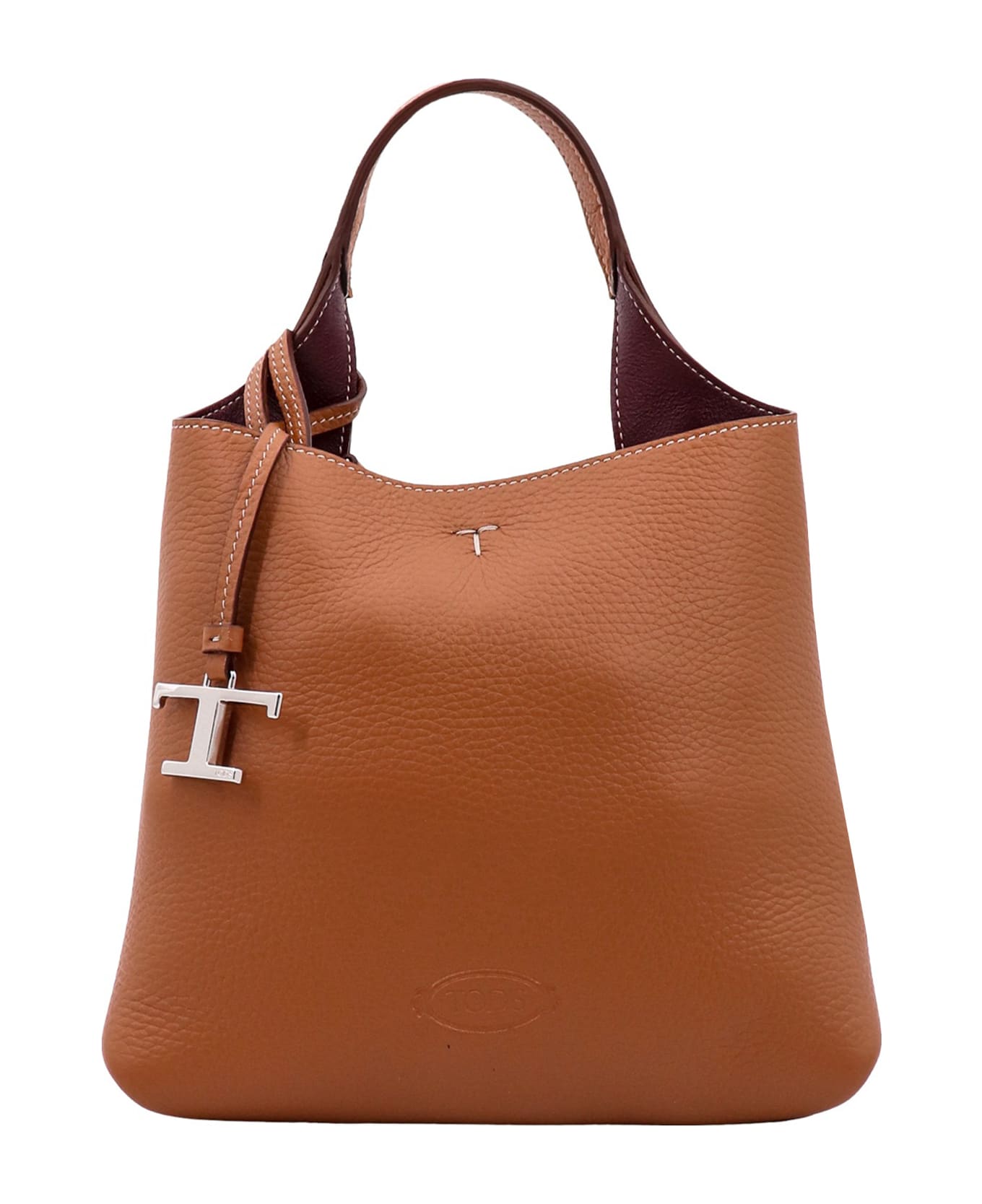 Tod
s Leather Handbag - Saddle Brown