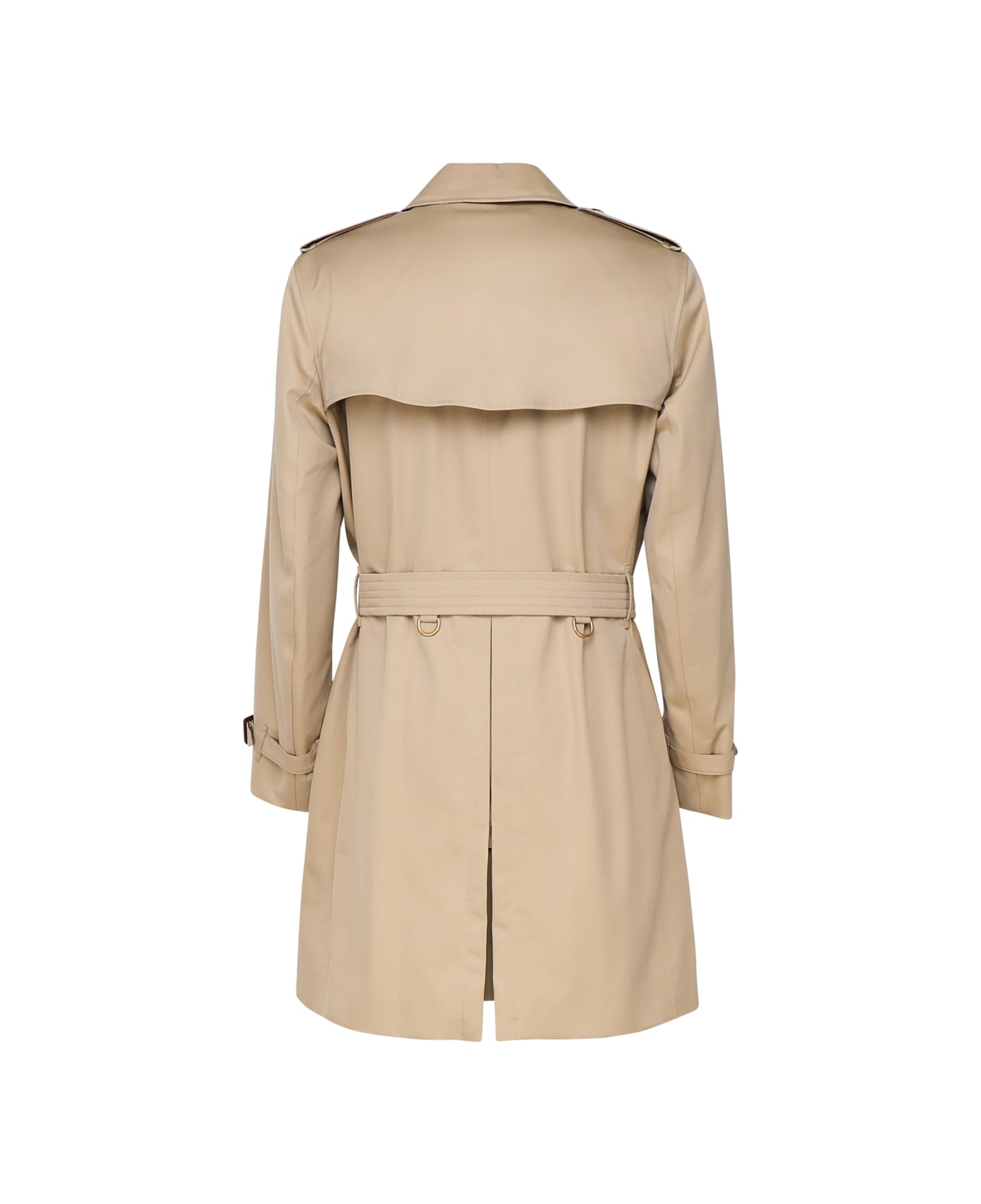 Burberry Kensington Double Breasted Trench Coat - HONEY