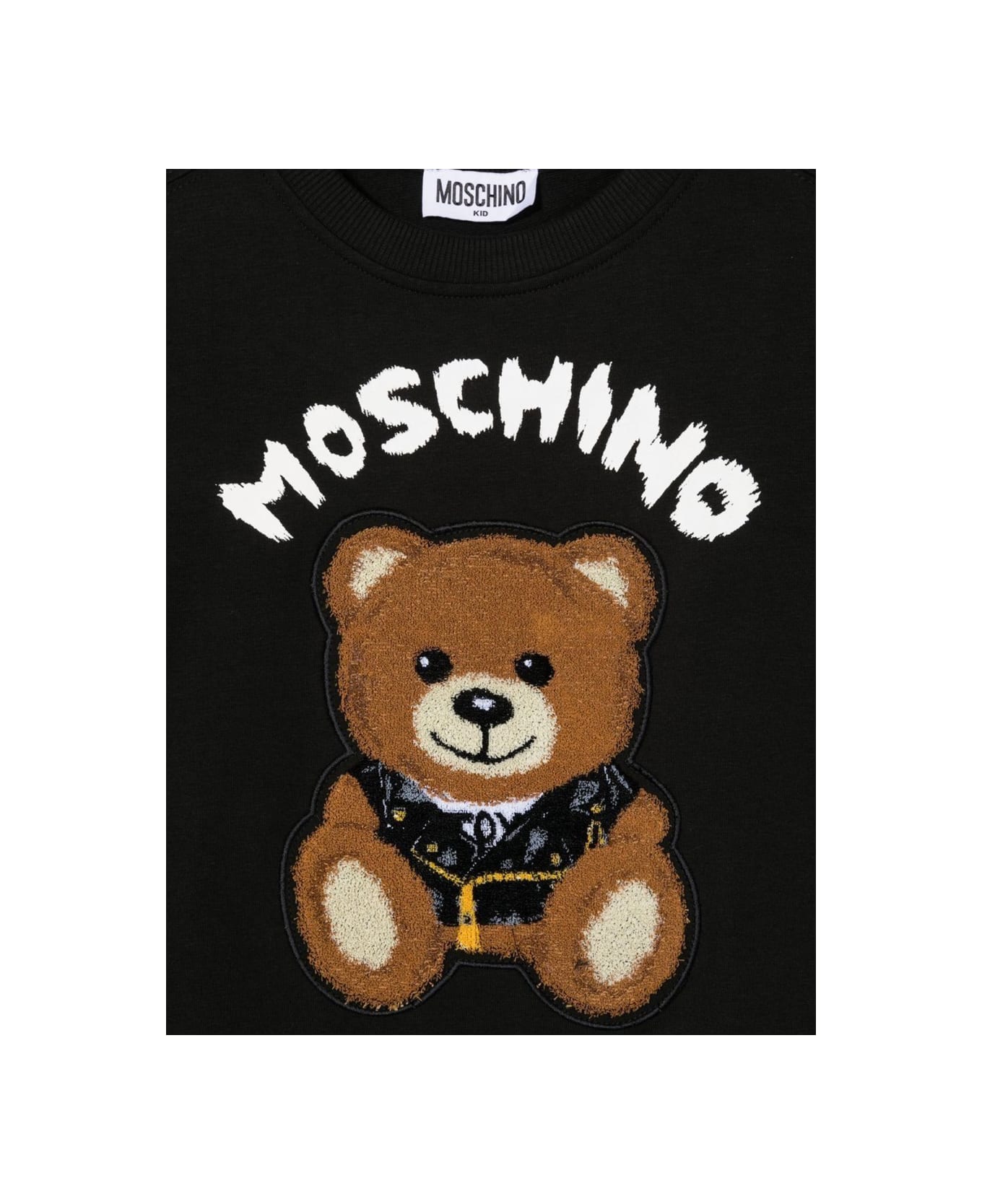 Moschino Teddy Bear Crewneck Sweatshirt - BLACK ニットウェア＆スウェットシャツ