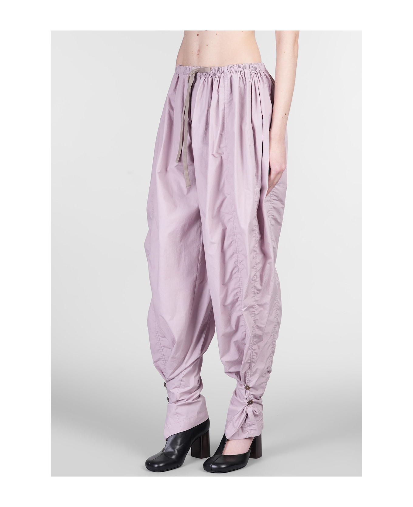 Lemaire Pants In Lilla Cotton - Lilla