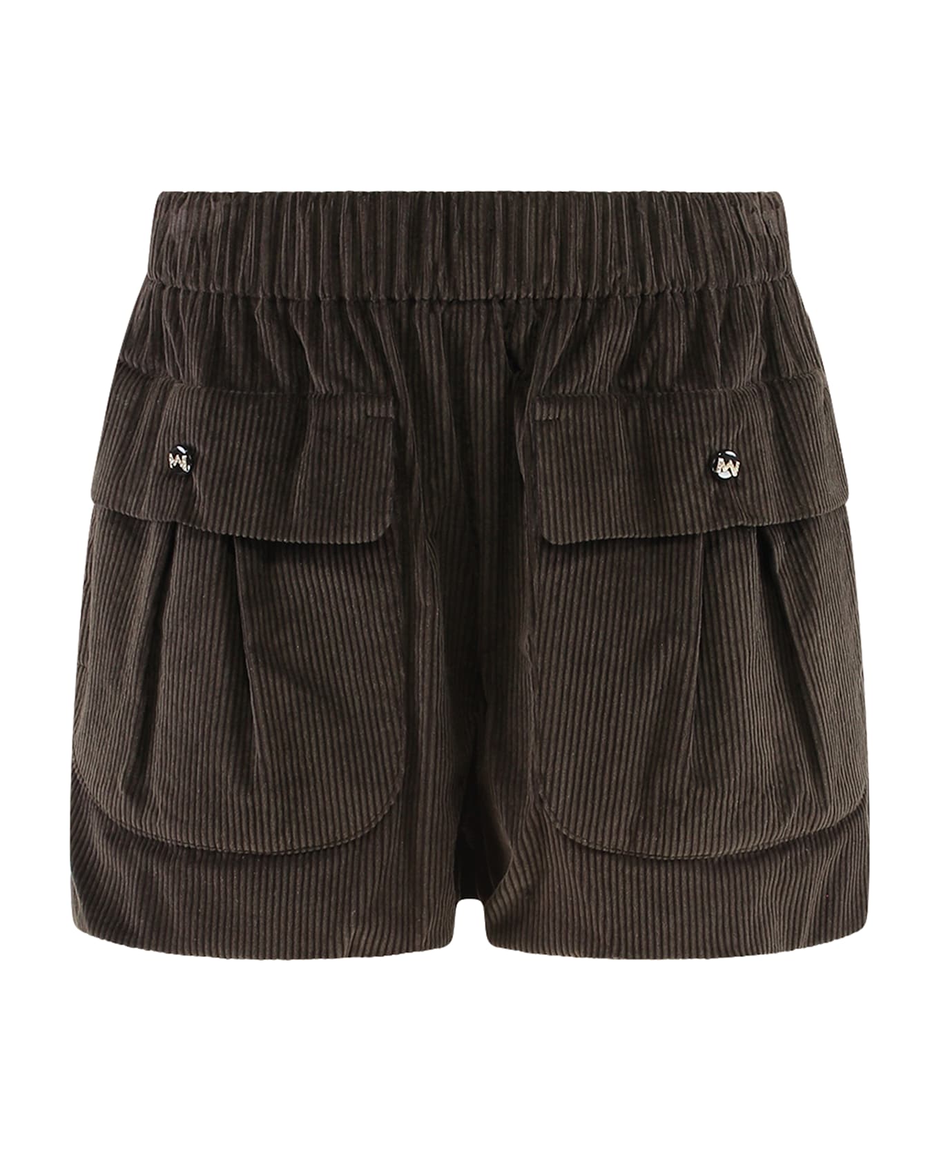 The Mannei Cotton Shorts - brown