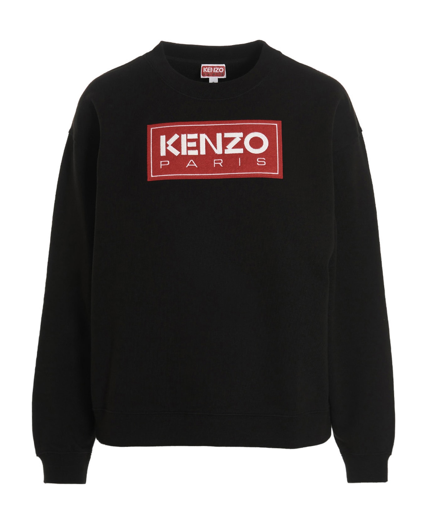 Kenzo Logo Embroidery Sweatshirt - Black