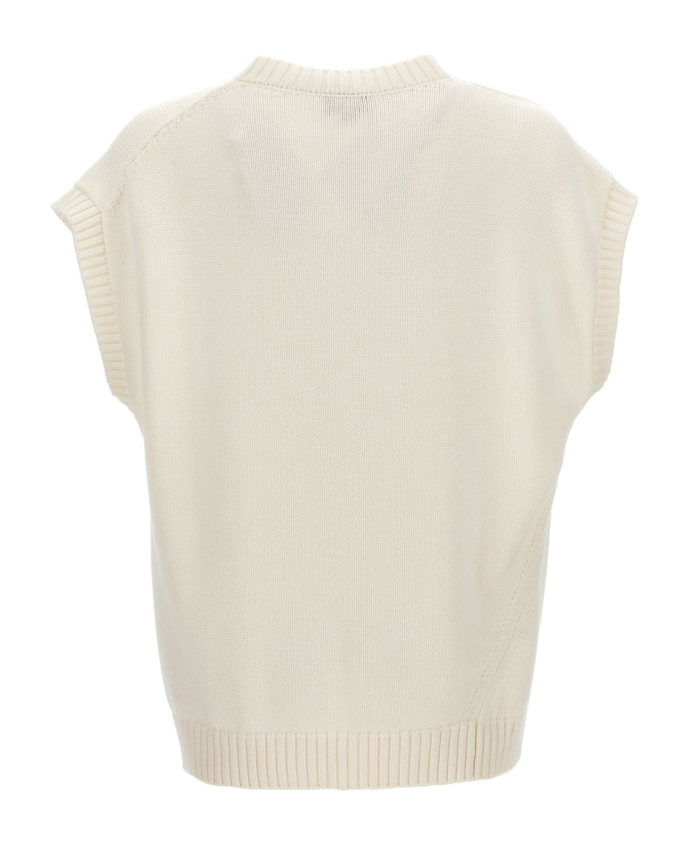 Hed Mayner Knit Vest - White