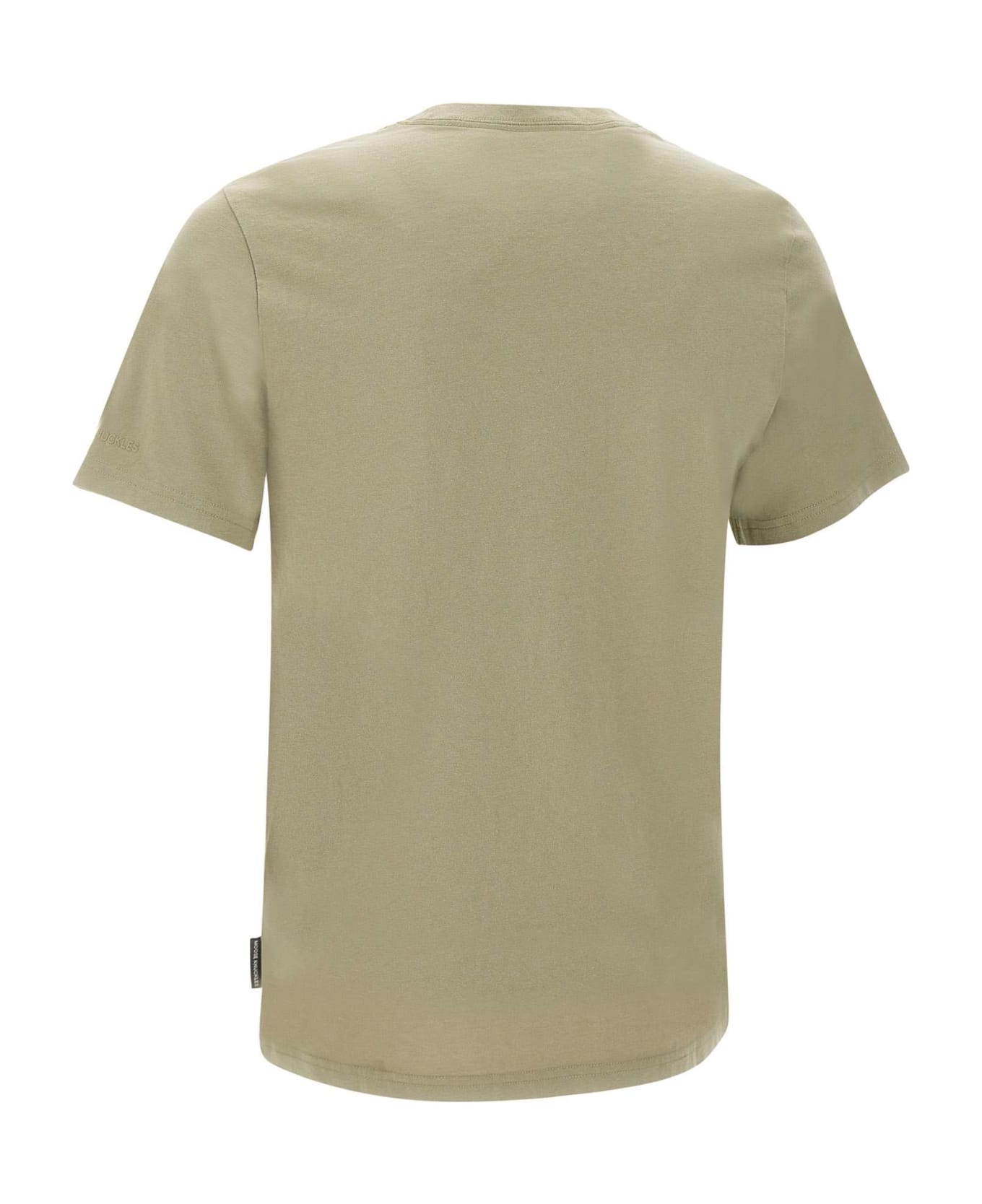 Moose Knuckles "satellite" Cotton T-shirt - GREEN