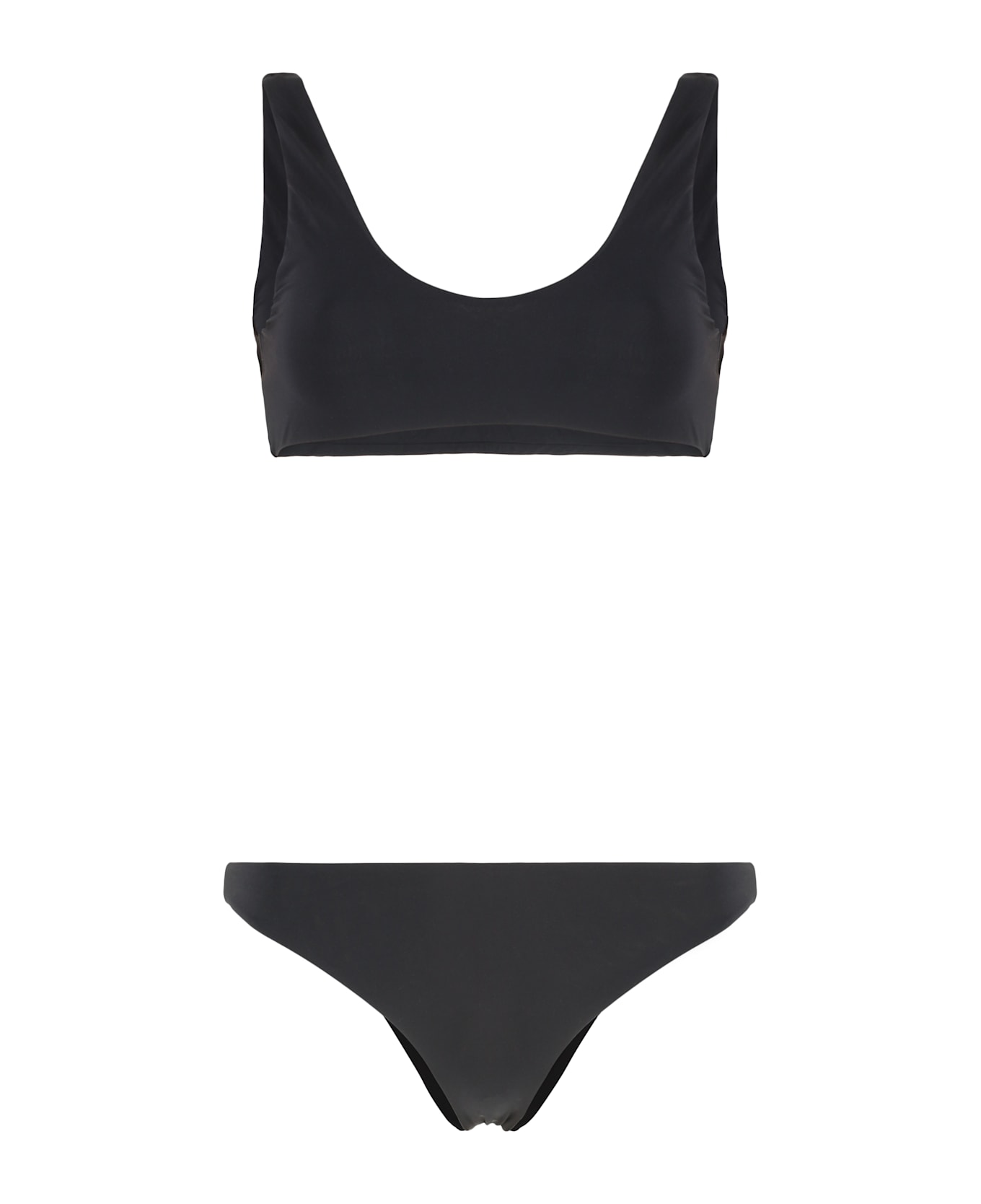 Lido Ottantauno Bandeau Bra Bikini - black