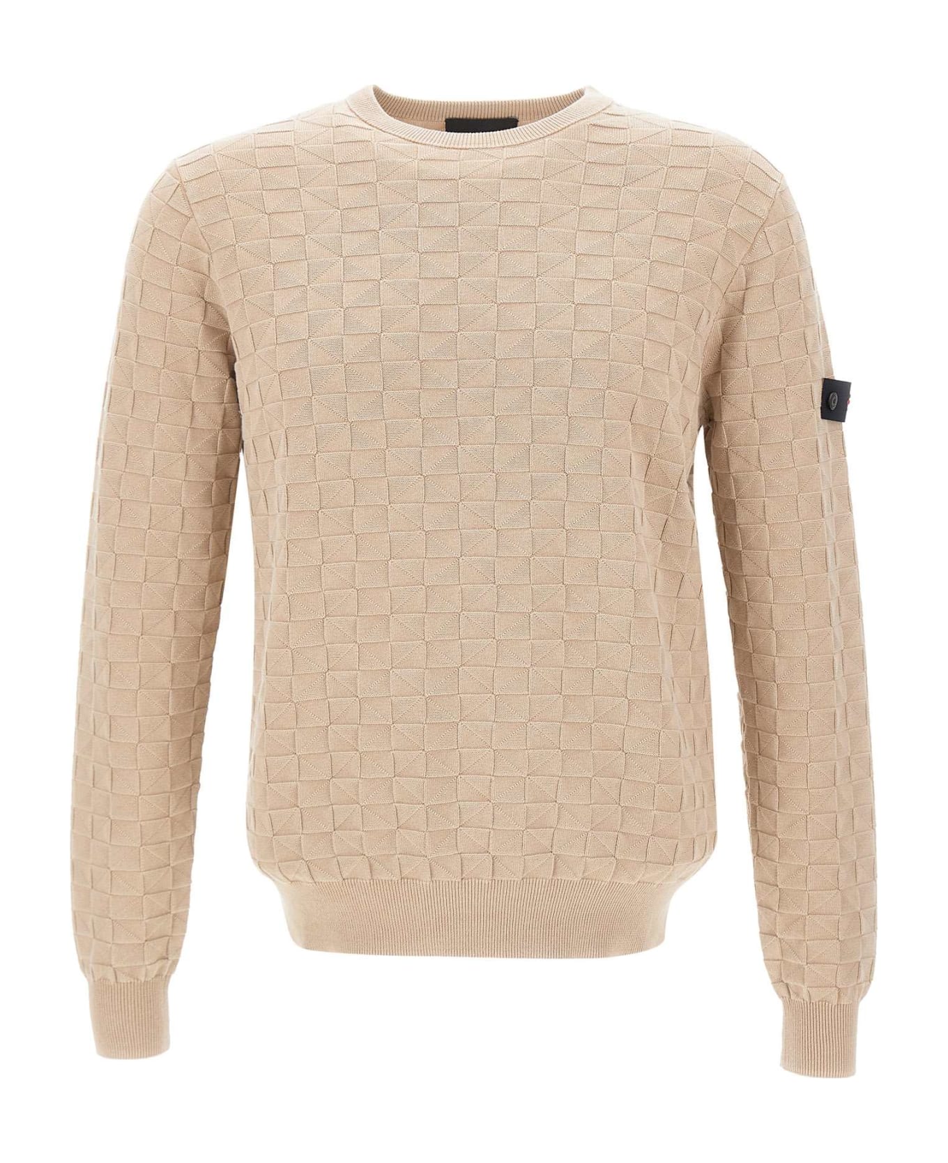 Peuterey "omnium" Cotton Sweater - BEIGE