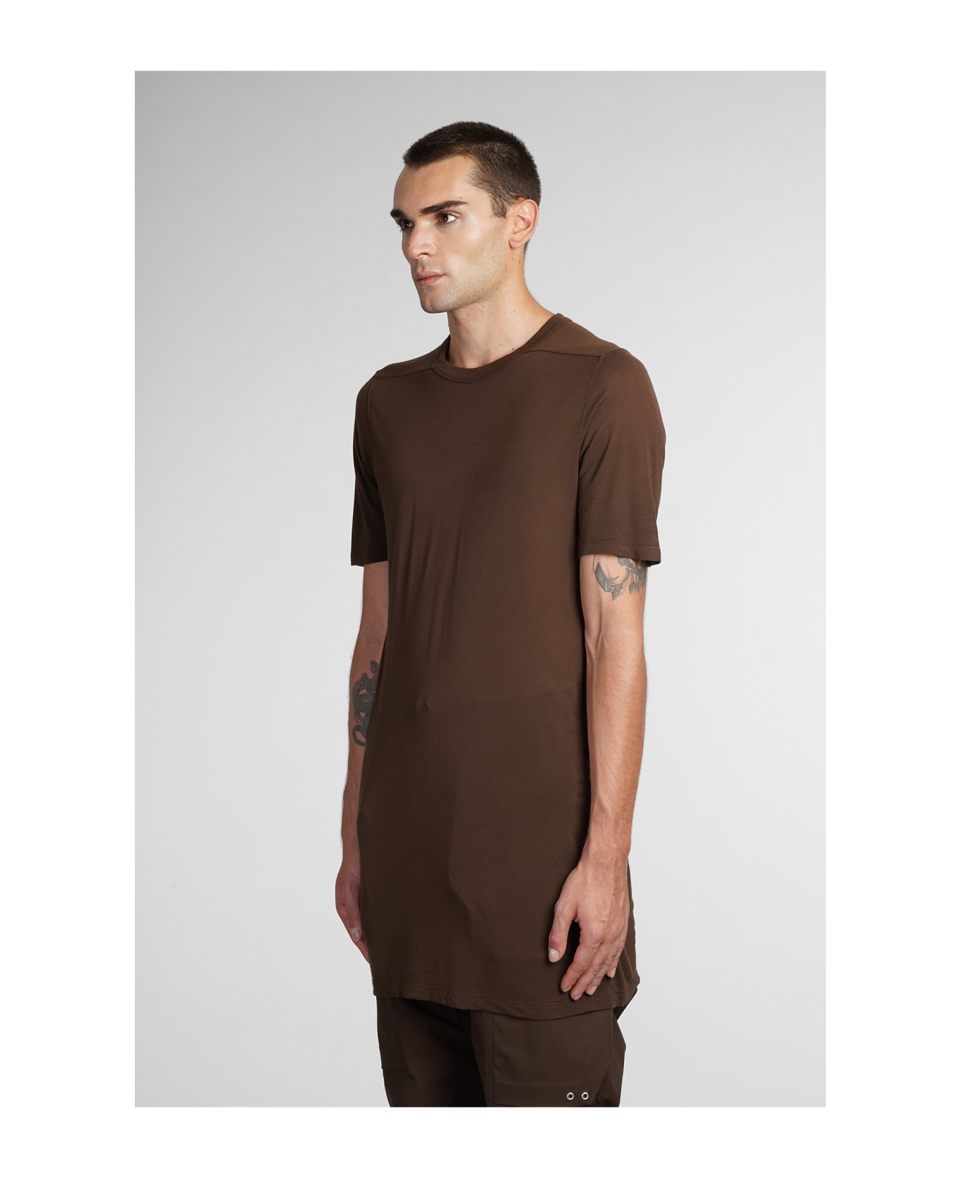 Rick Owens Level T T-shirt In Brown Viscose | italist, ALWAYS LIKE