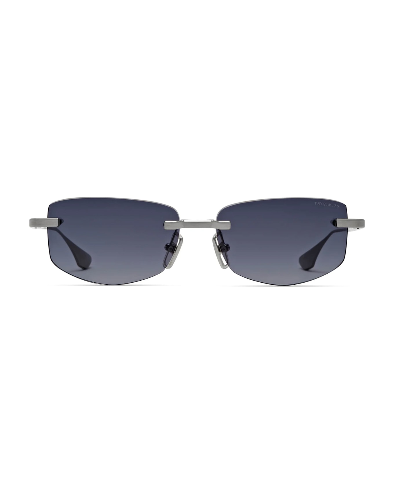 Dita Trysim.75 - Brushed Raw Titanium Sunglasses - grey