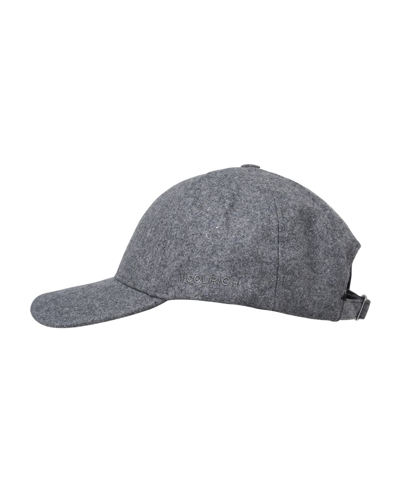 Woolrich Premium Hat In Melange Grey Wool Blend Woolrich - GREY MELANGE