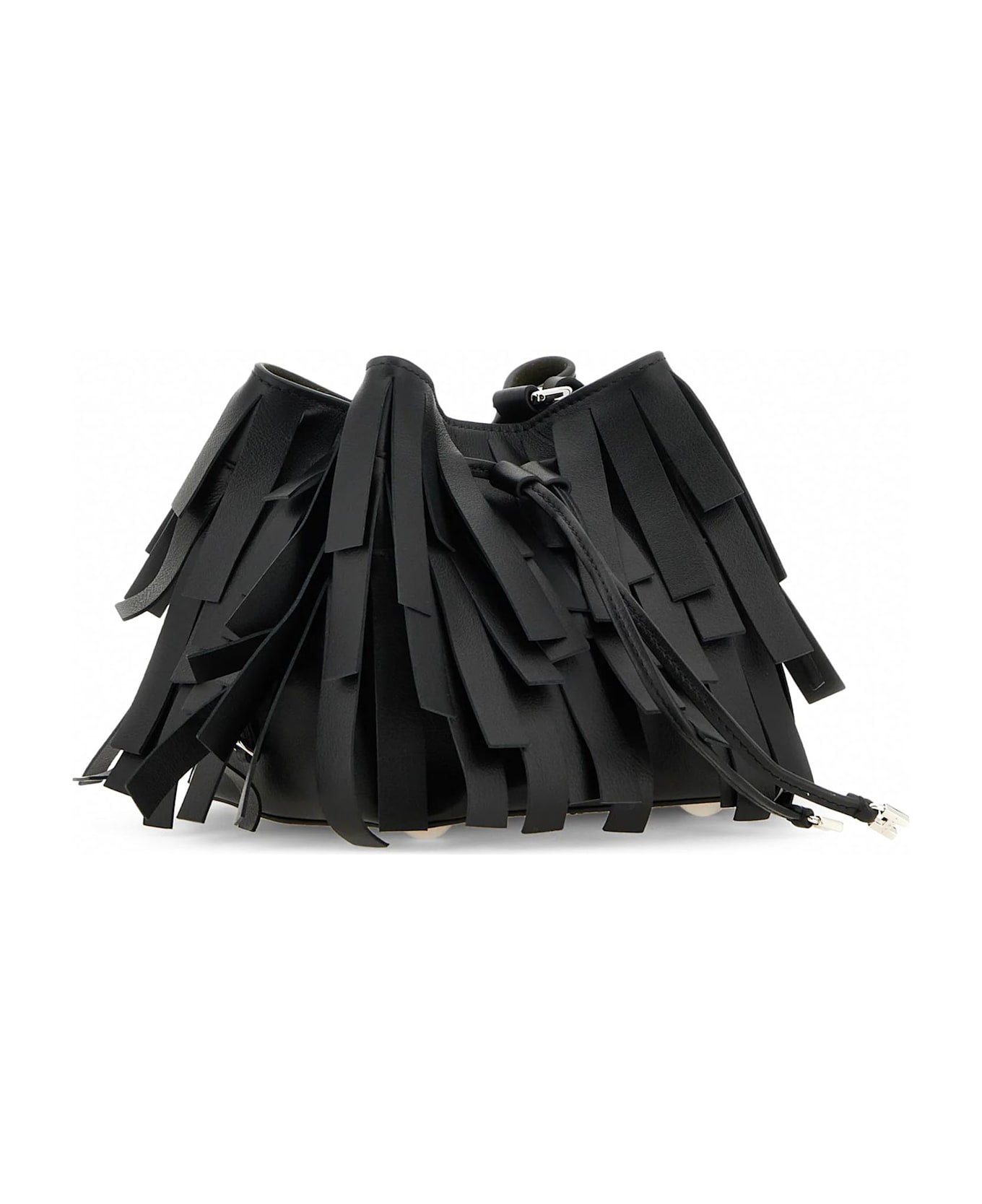 Hogan H01r Hocket Mini Frange Shopping Bag - NERO