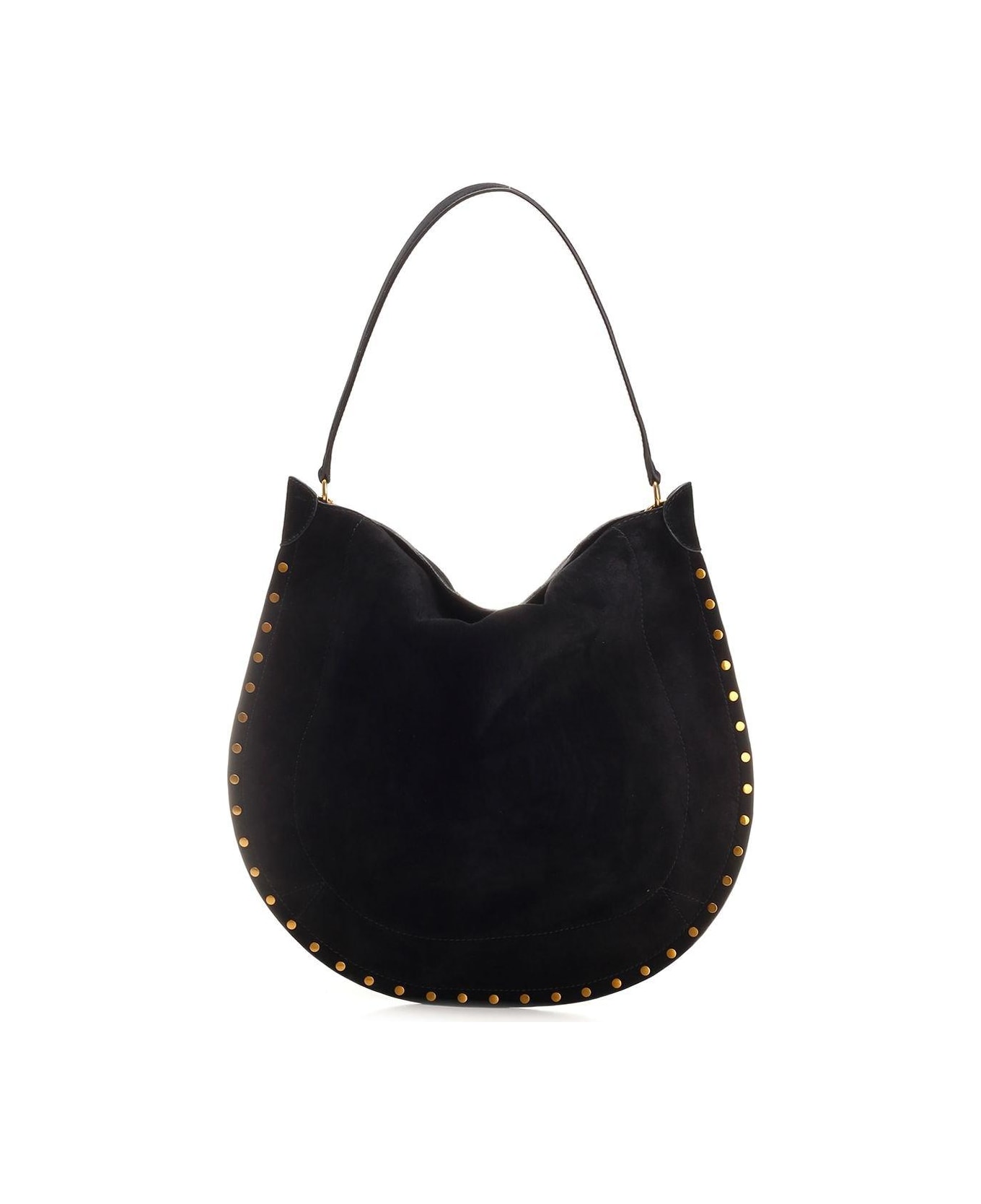 Isabel Marant Oskan Studded Hobo Bag - Bk Black
