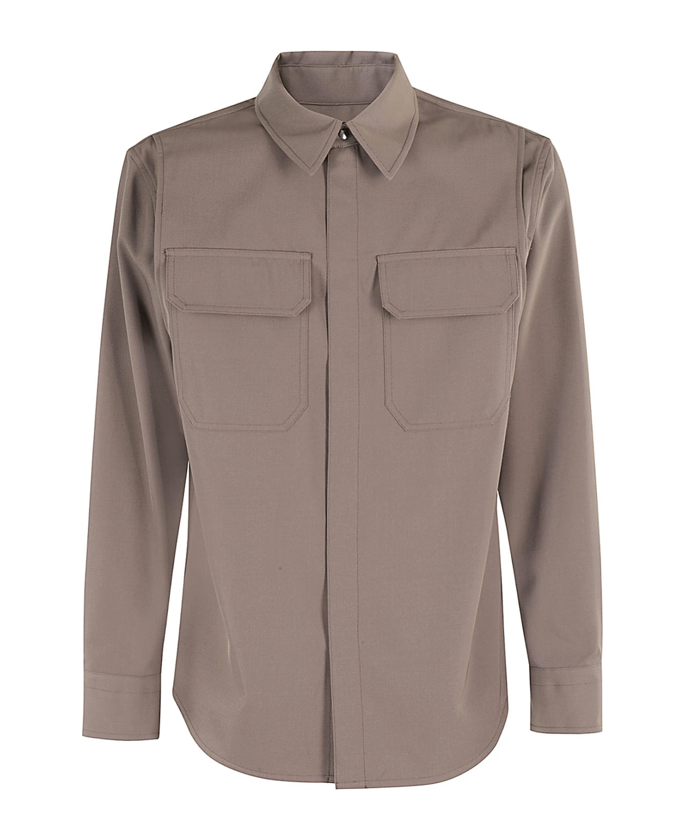 Helmut Lang Military Shirt - Cobblestone シャツ