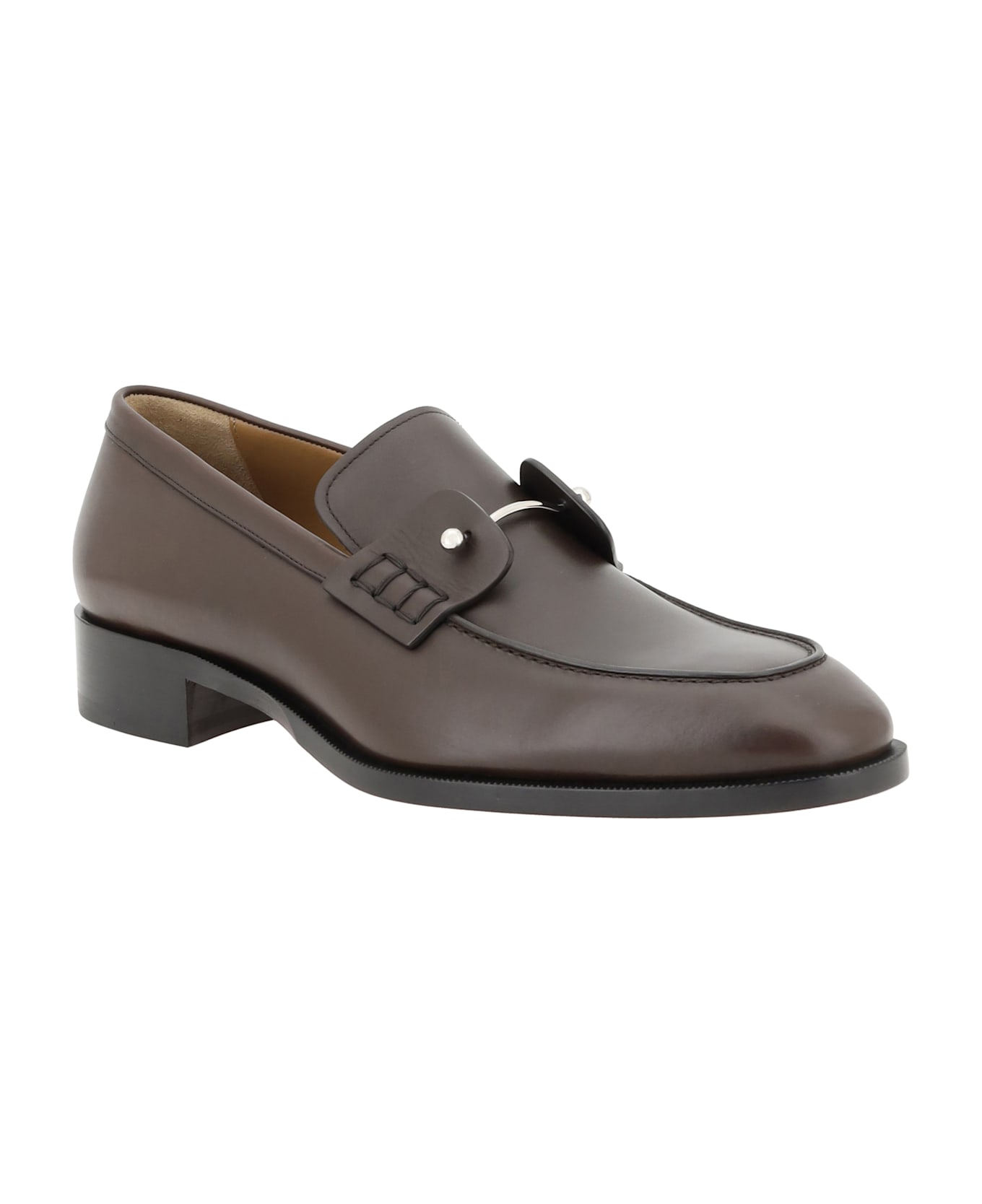 Christian Louboutin Chambelimoc Loafers - Brown-black