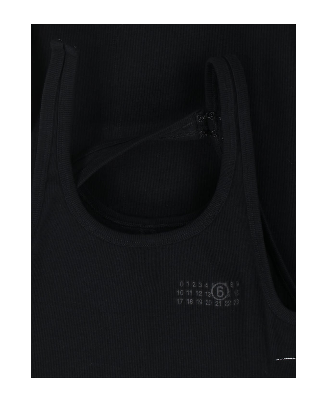 MM6 Maison Margiela Mini Sheath Dress - Black