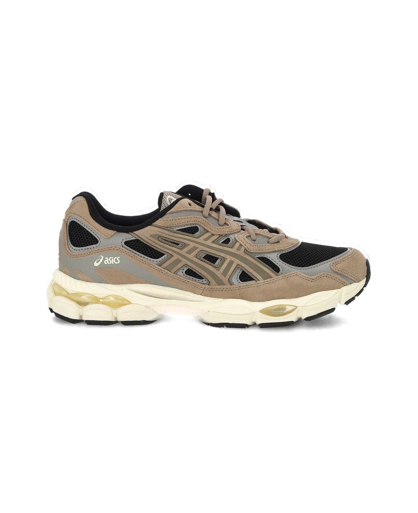 Asics Gel-nyc Lace-up Sneakers - Black Greige