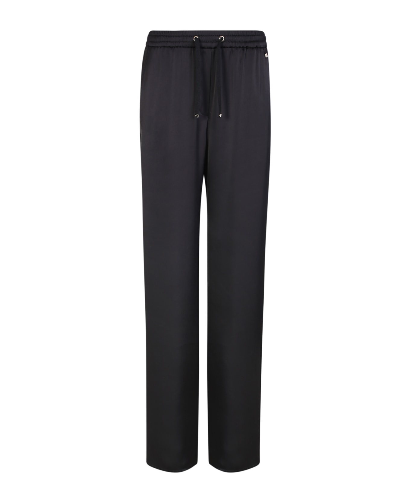 Herno Casual Satin Trousers - Black ボトムス
