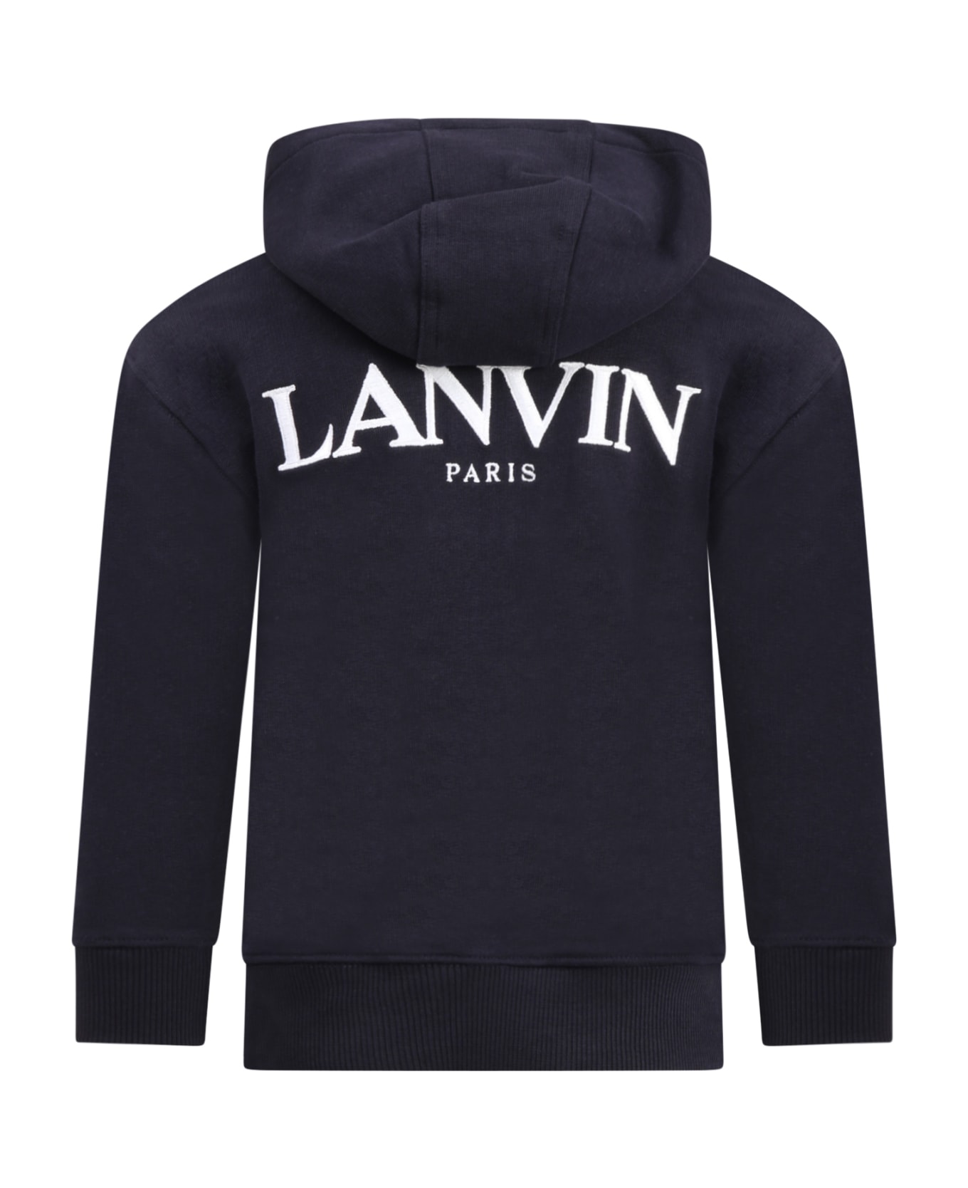 Lanvin Blue Sweatshirt For Boy With Logo - Blu