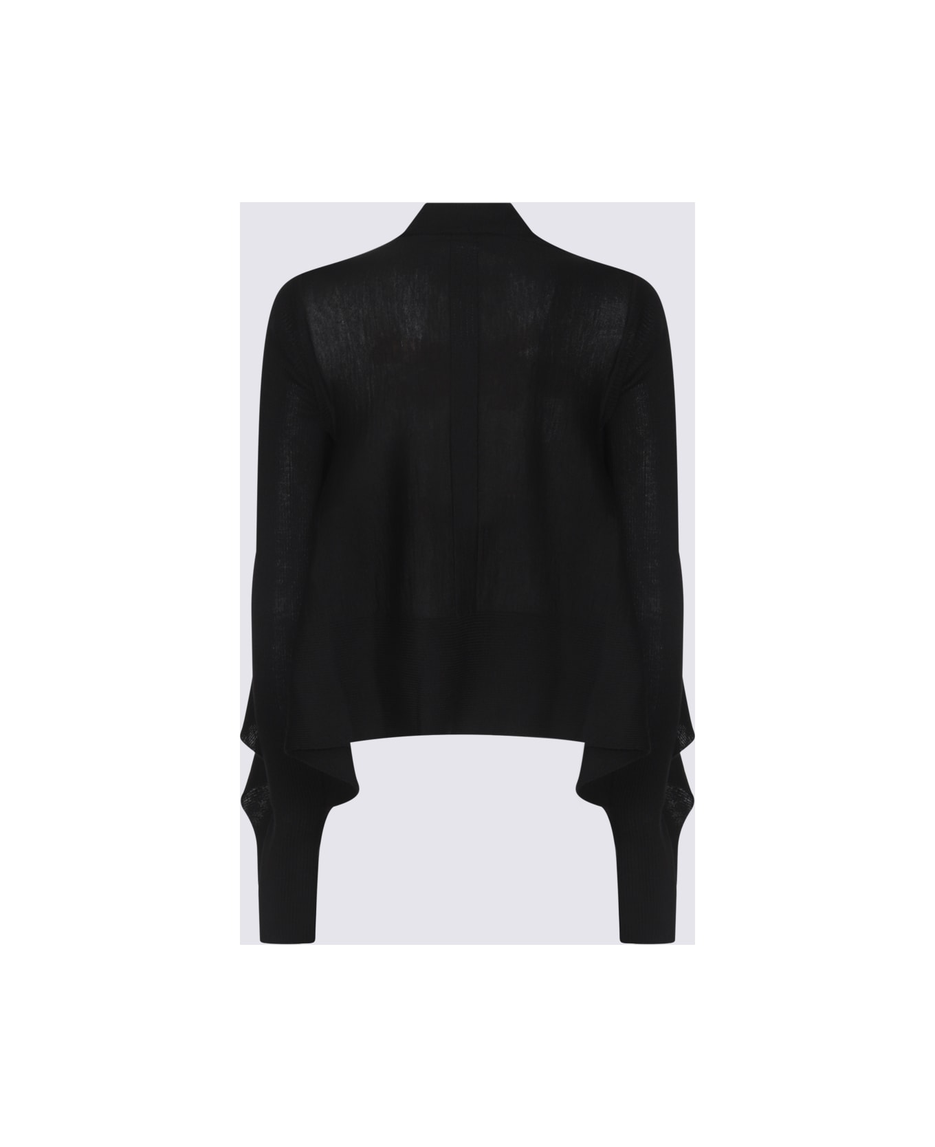 Rick Owens Black Wool Knitwear - Black
