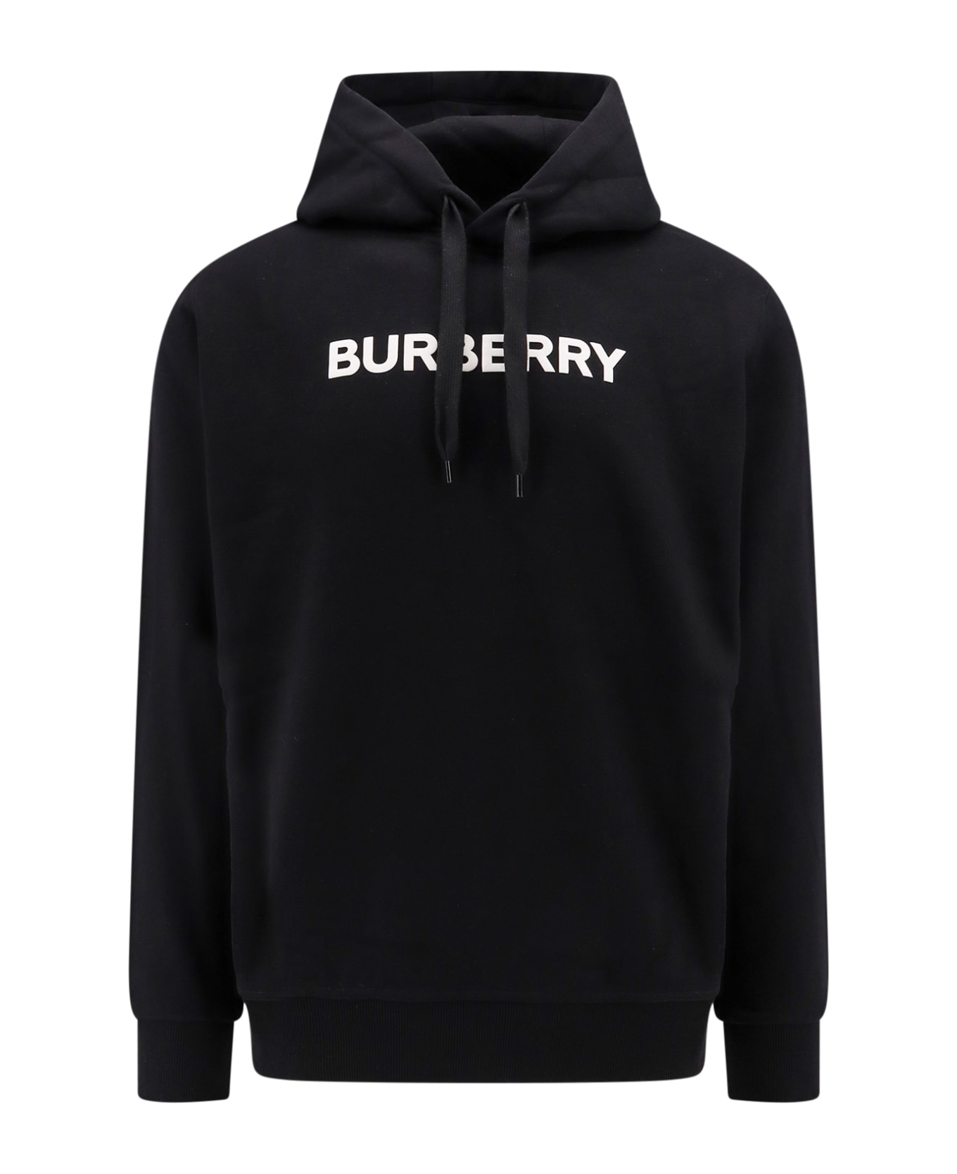 Burberry Black Cotton Sweatshirt - Black フリース