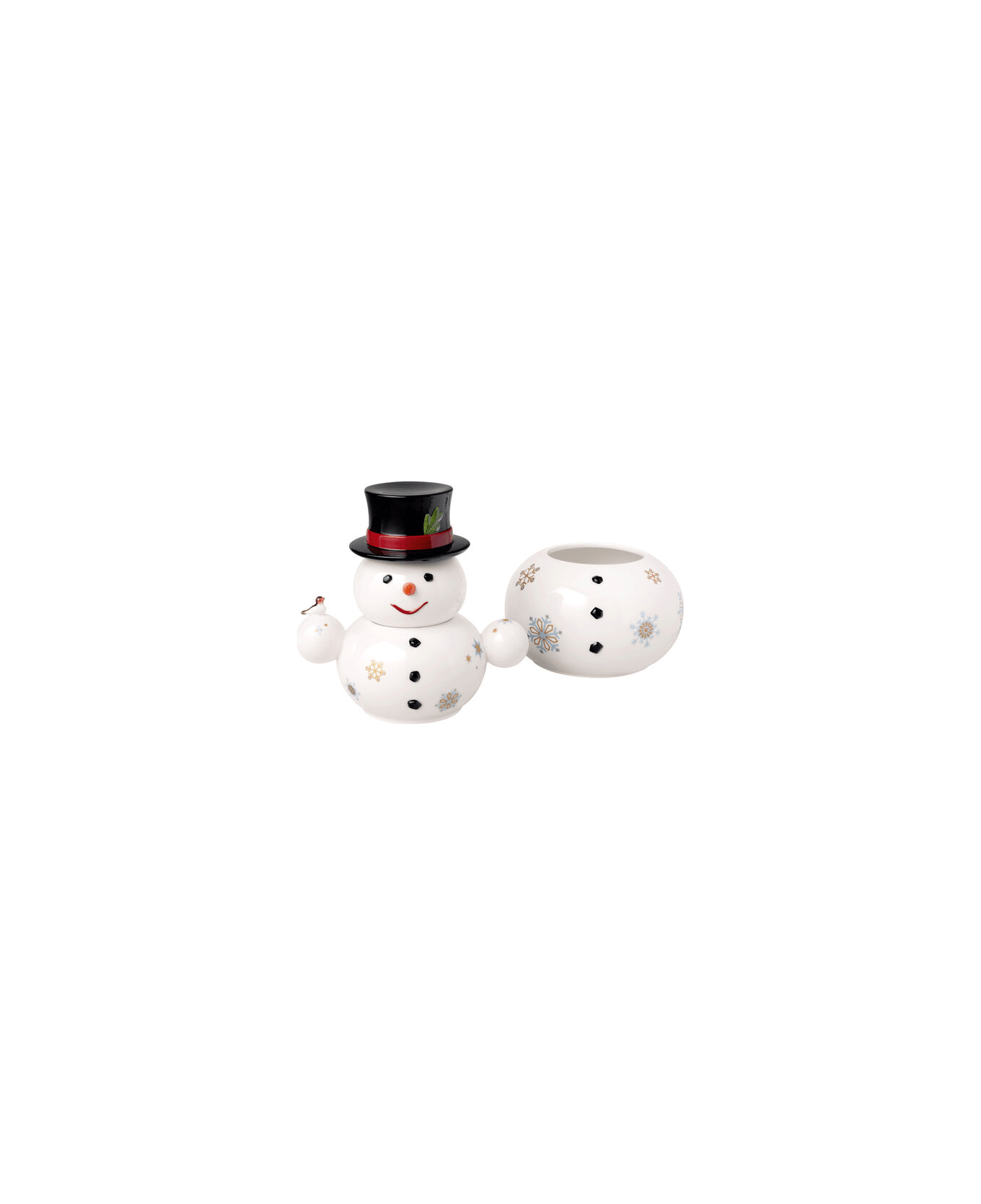 Villeroy & Boch Barattolo Pupazzo Di Neve Limited Edition Natale 2024 - Bianco