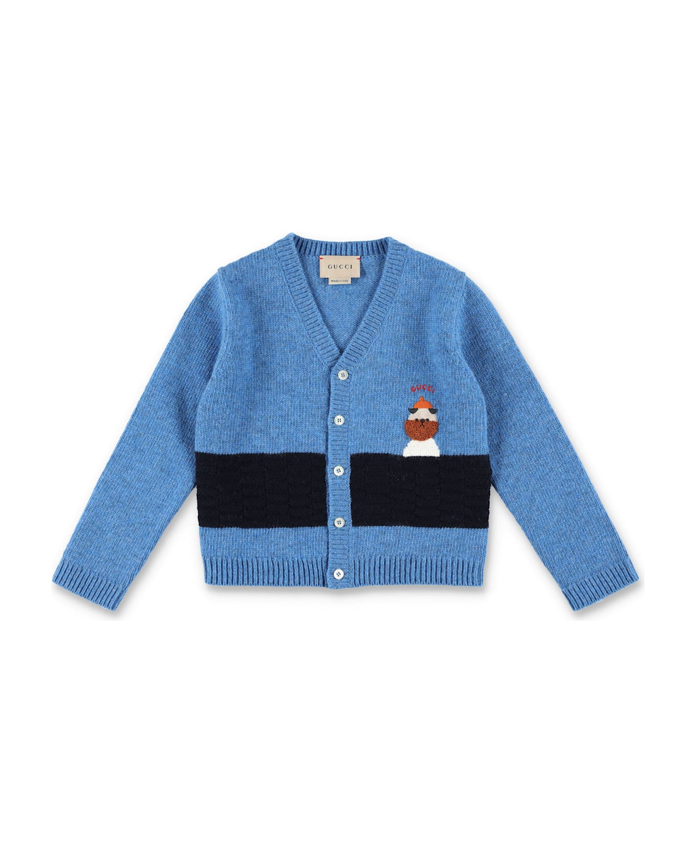 Gucci Look Cardigan - BLUE