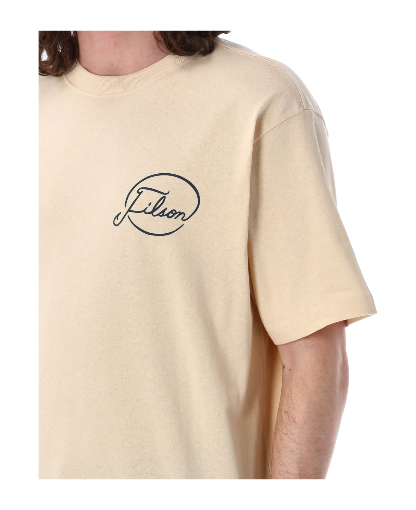 Filson Pioneer Graphic T-shirt - STONE シャツ