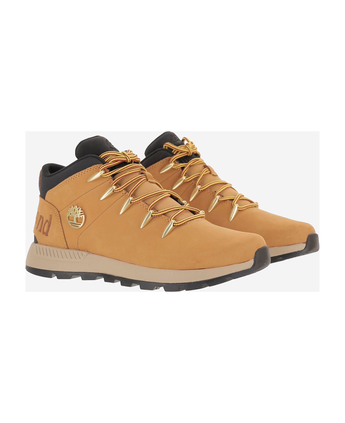 Timberland Sprint Trekker Leather Sneakers - Beige