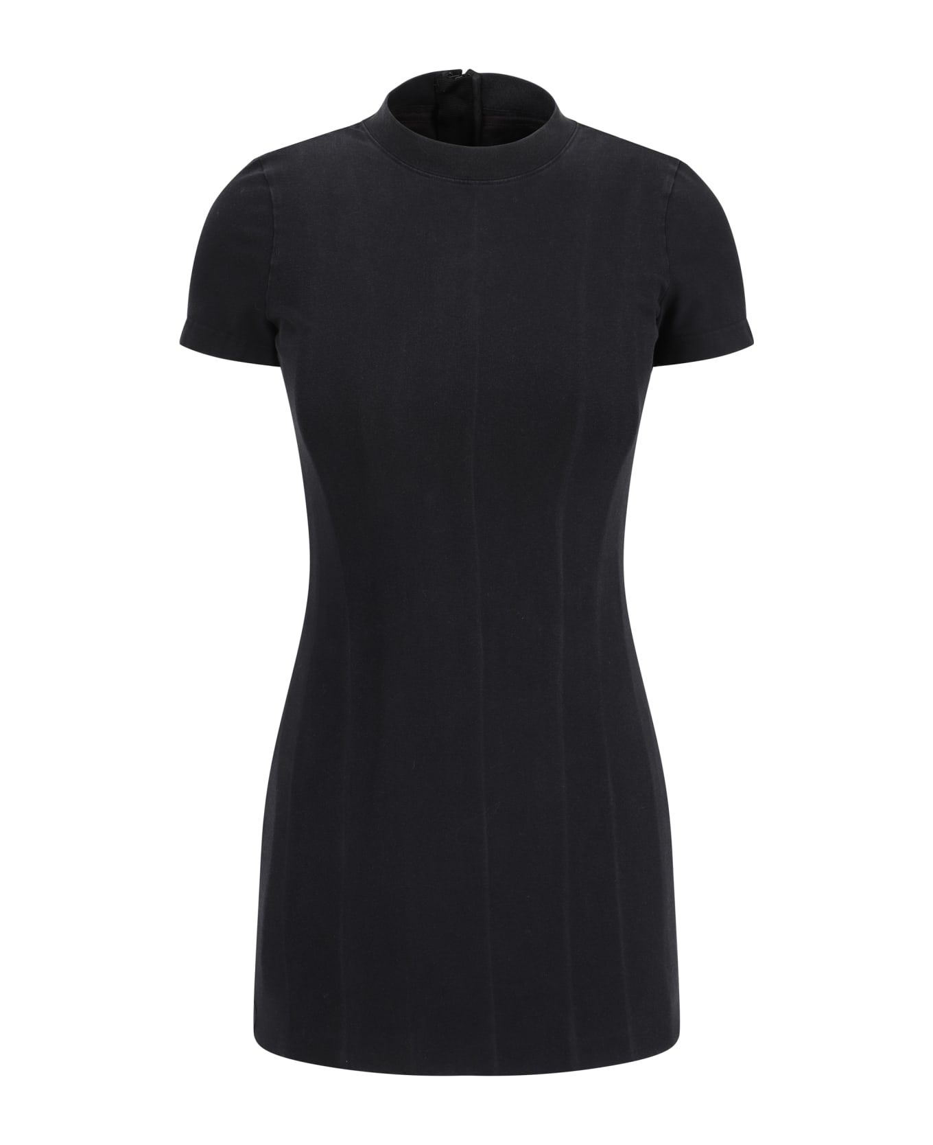 Balenciaga T-shirt Dress - Washed Black