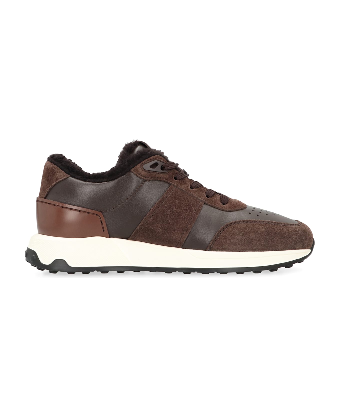 Tod's Low-top Sneakers In Leather - brown