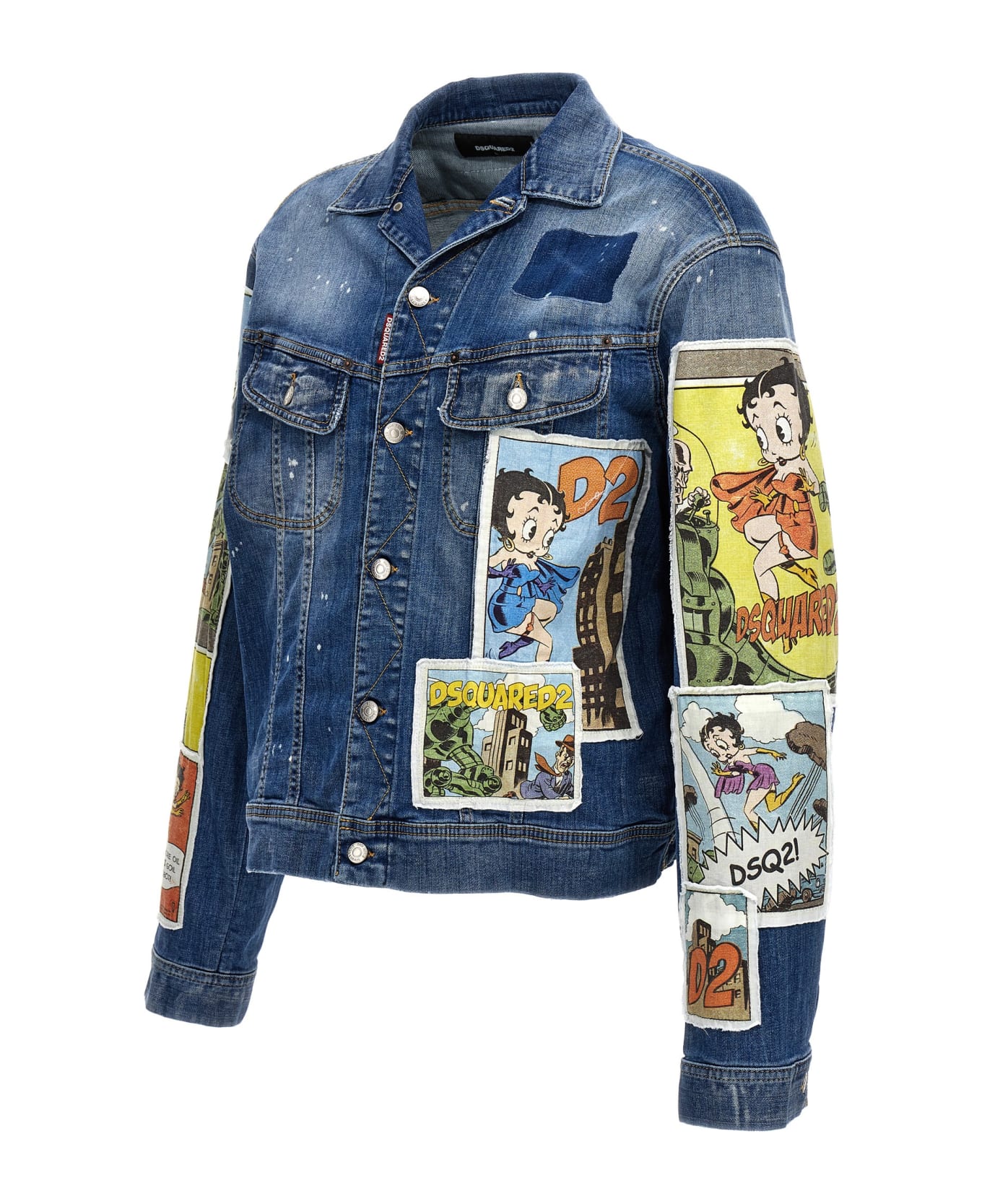 Dsquared2 'betty Boop' Jacket - Blue