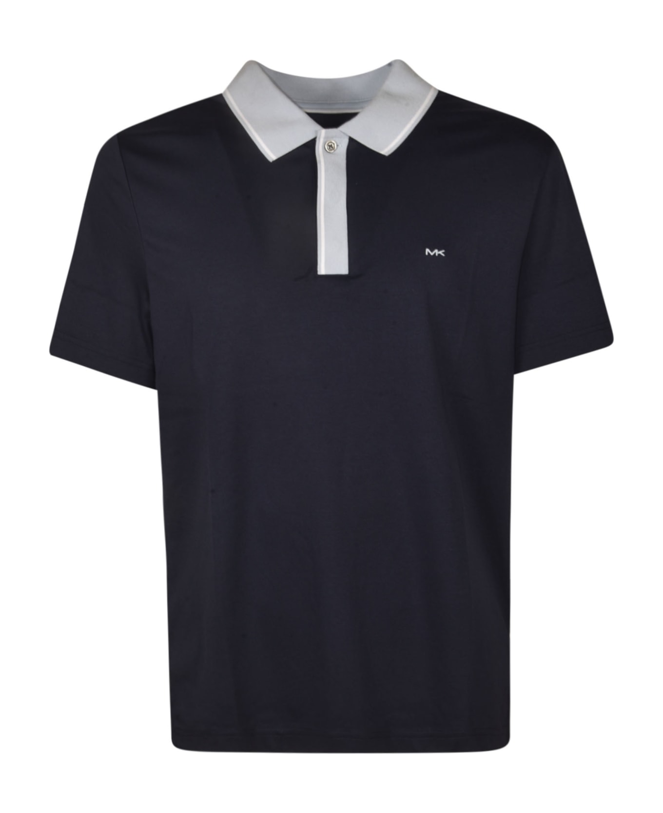 Michael Kors Logo Embroidered Polo Shirt - Blue シャツ
