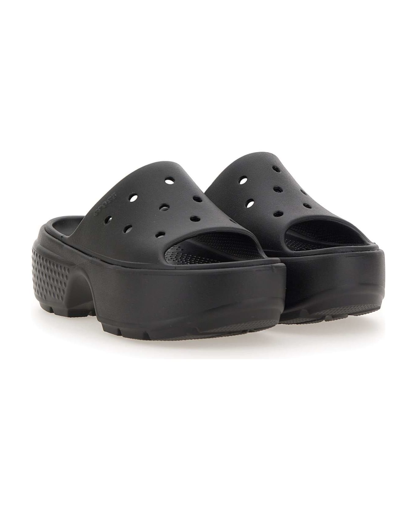 Crocs 'stomp Slide' Sandals - Blk Black