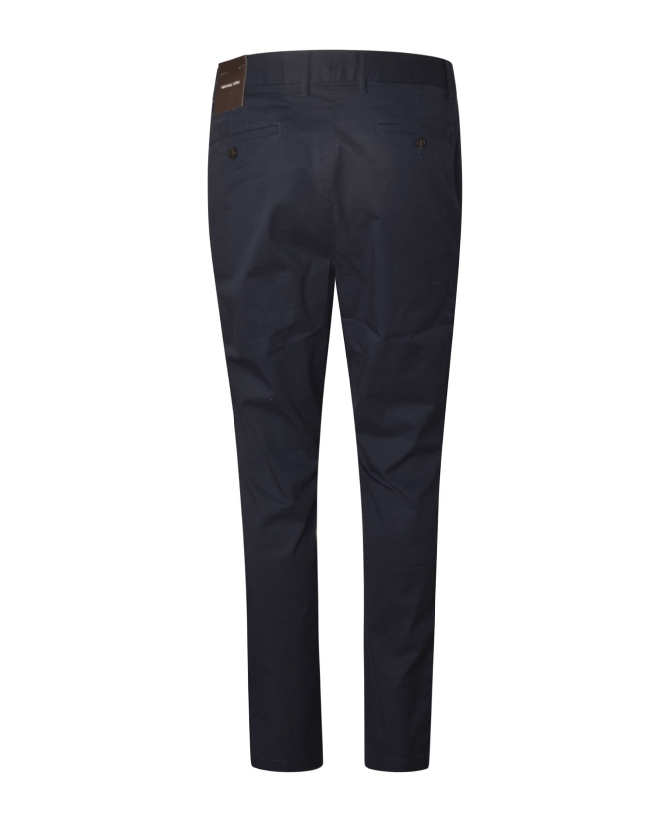 Michael Kors Regular Plain Cropped Trousers - Blue