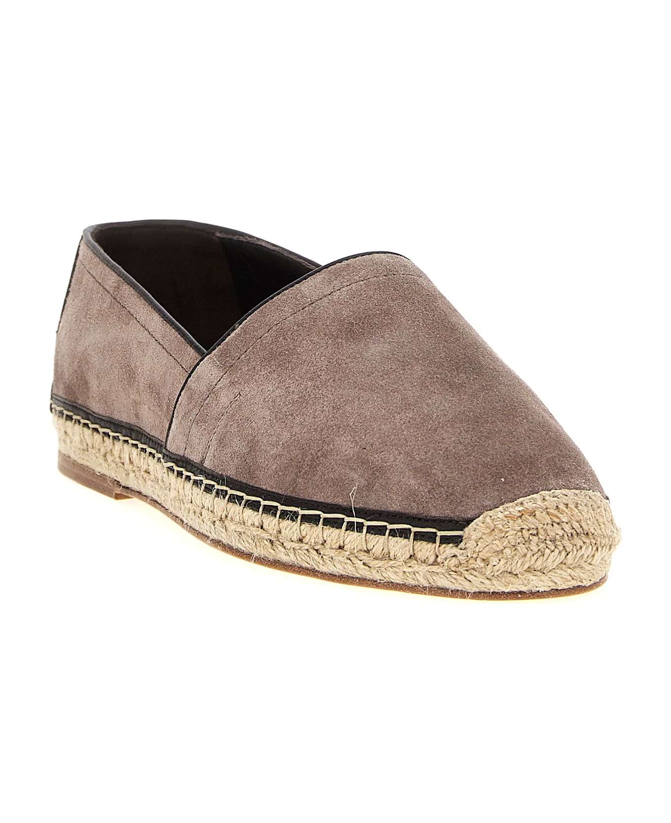 Brunello Cucinelli Suede Espadrilles - Brown