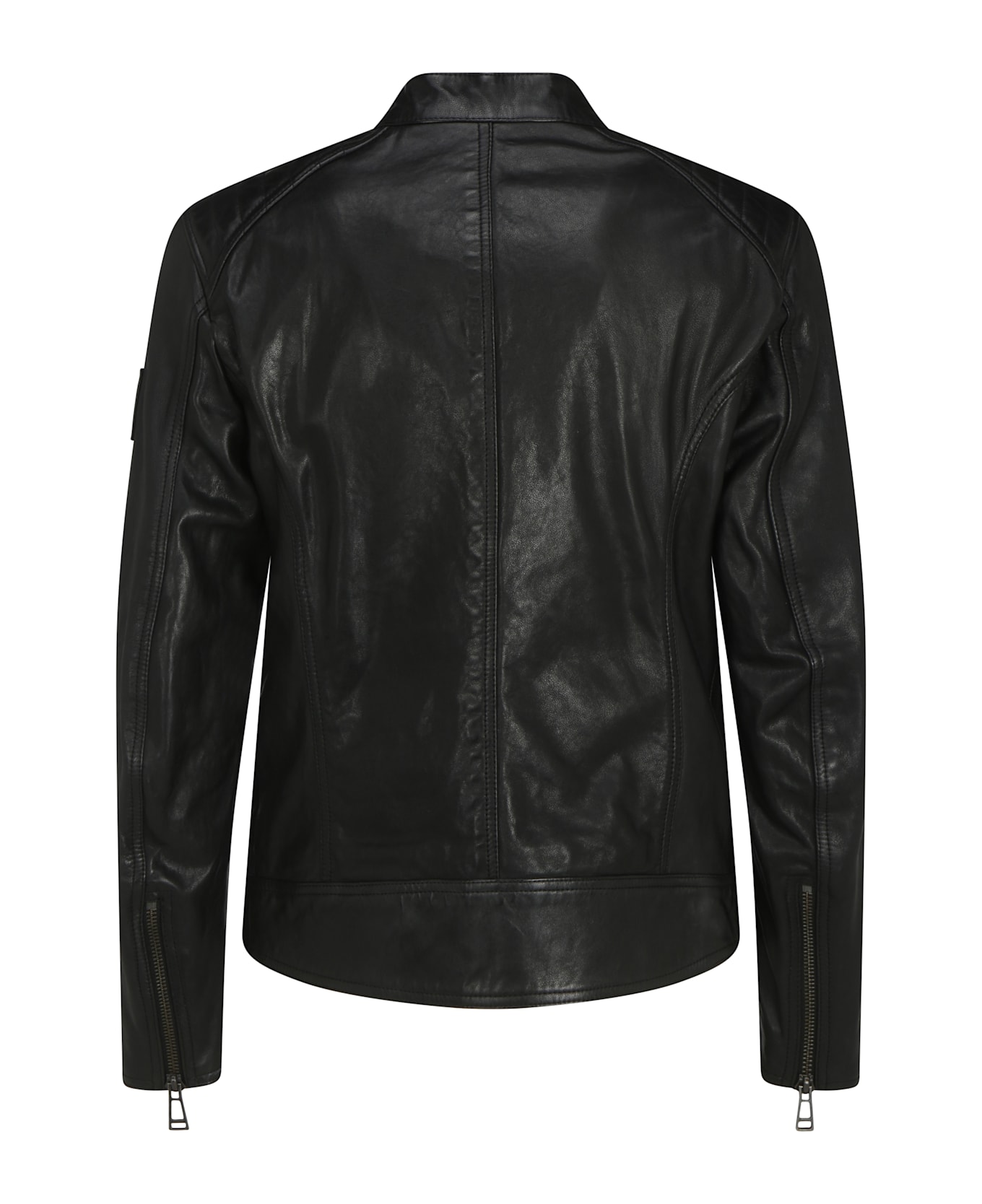 Belstaff Lambskin V Racer Jacket - Black