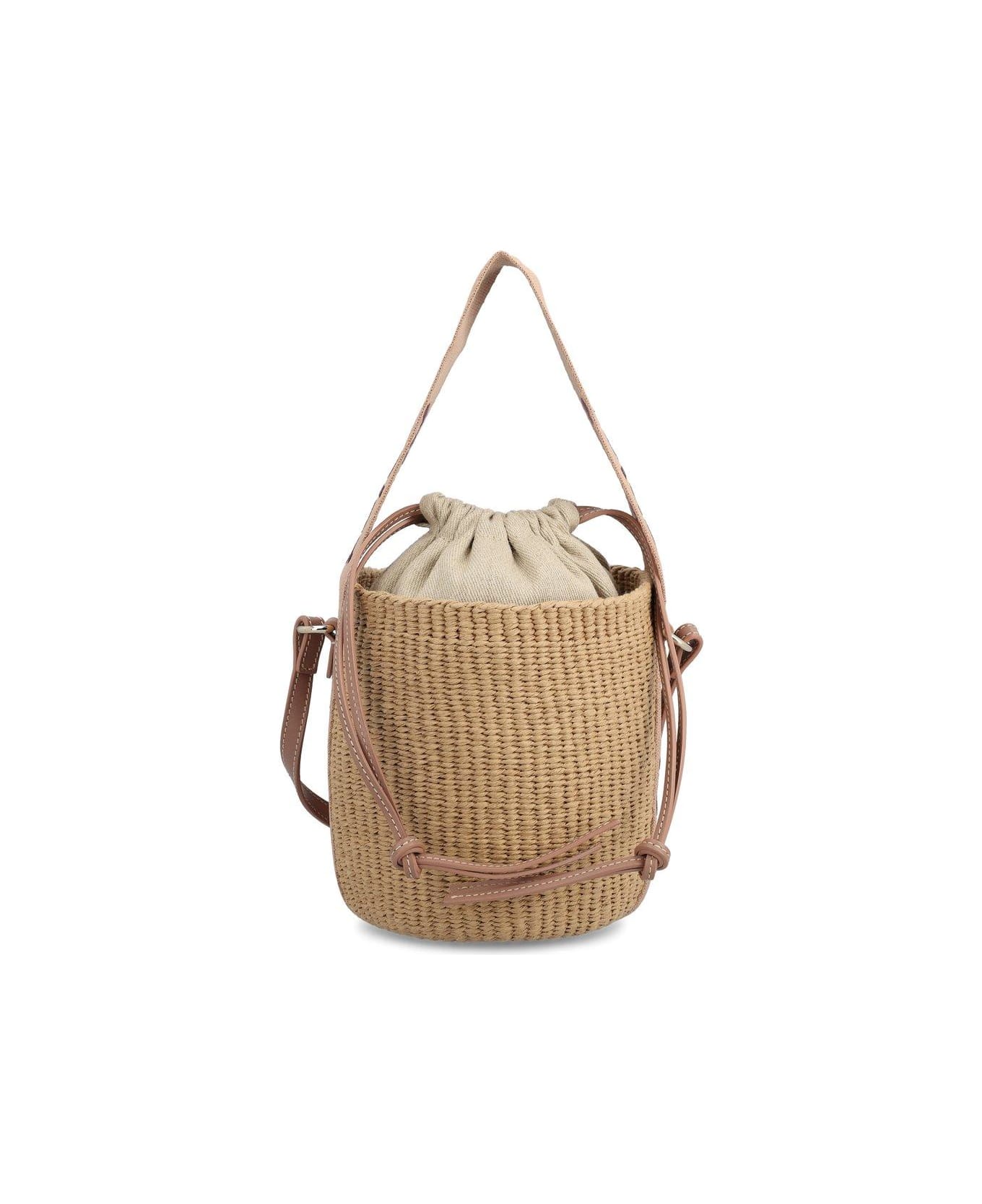 Chloé Small Woody Basket Bag - BEIGE