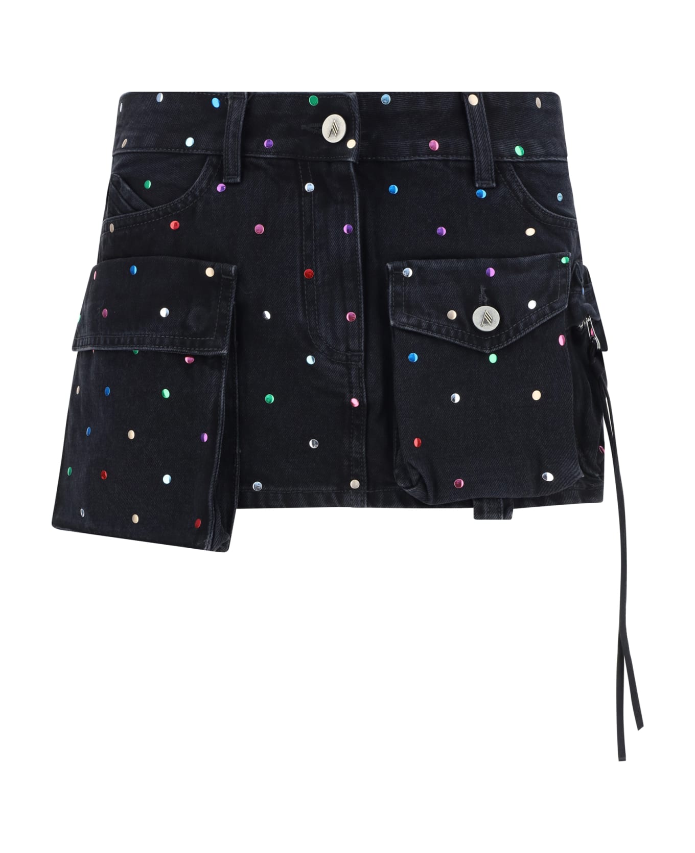 The Attico Fay Mini Skirt - Black
