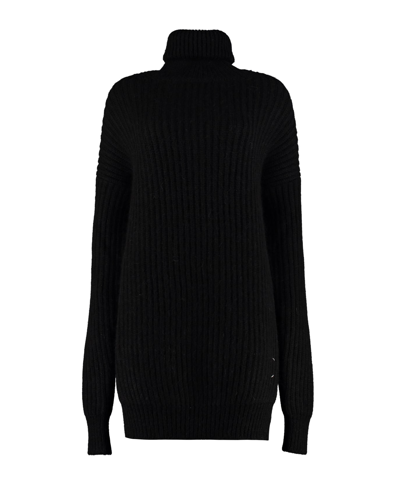 Maison Margiela Ribbed Oversize Sweater - black