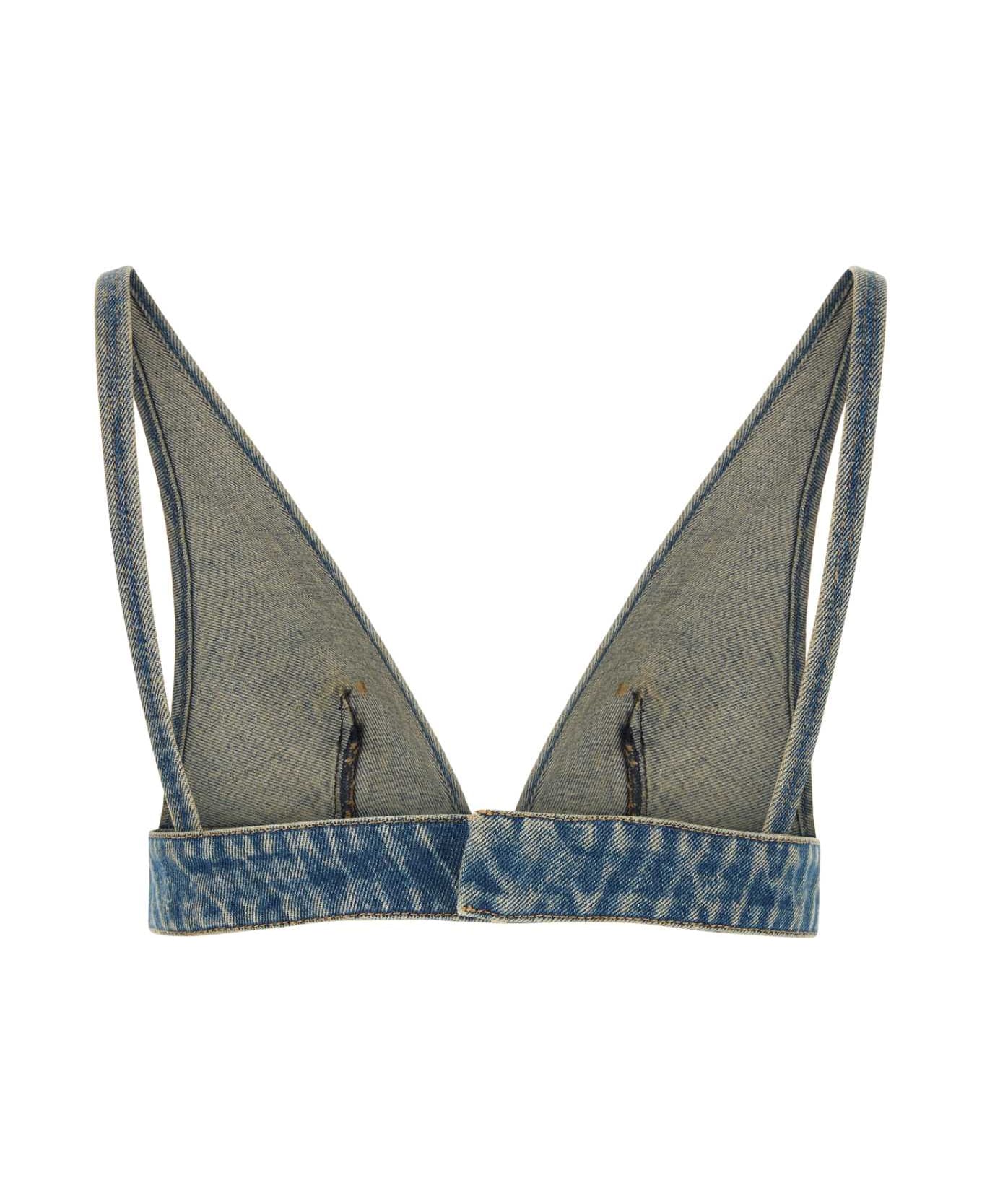PRADA トップス Prada Denim Crop-top | italist