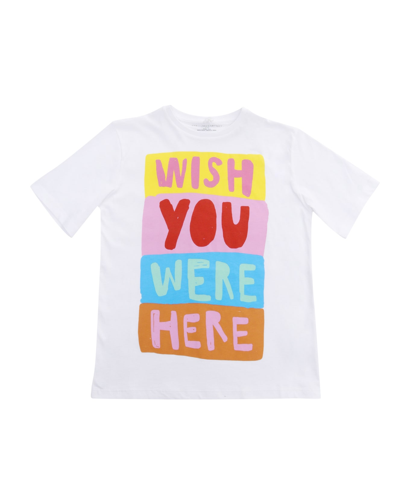 Stella McCartney Kids White T-shirt With Prints - WHITE