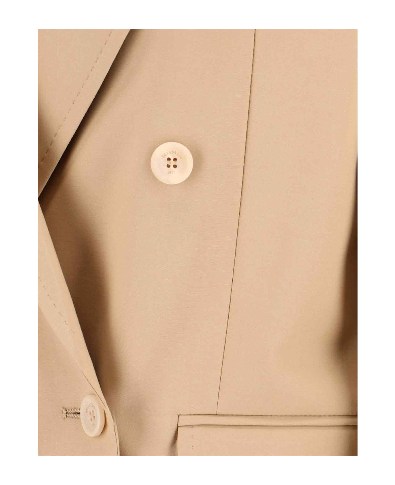 Max Mara 
olimpia
 Double-breasted Blazer - Beige