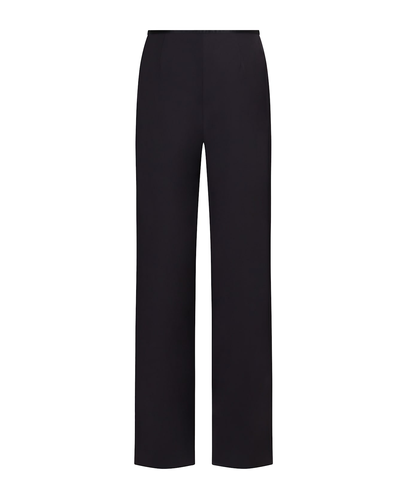 Emporio Armani Crepe Wide-leg Trousers - blue