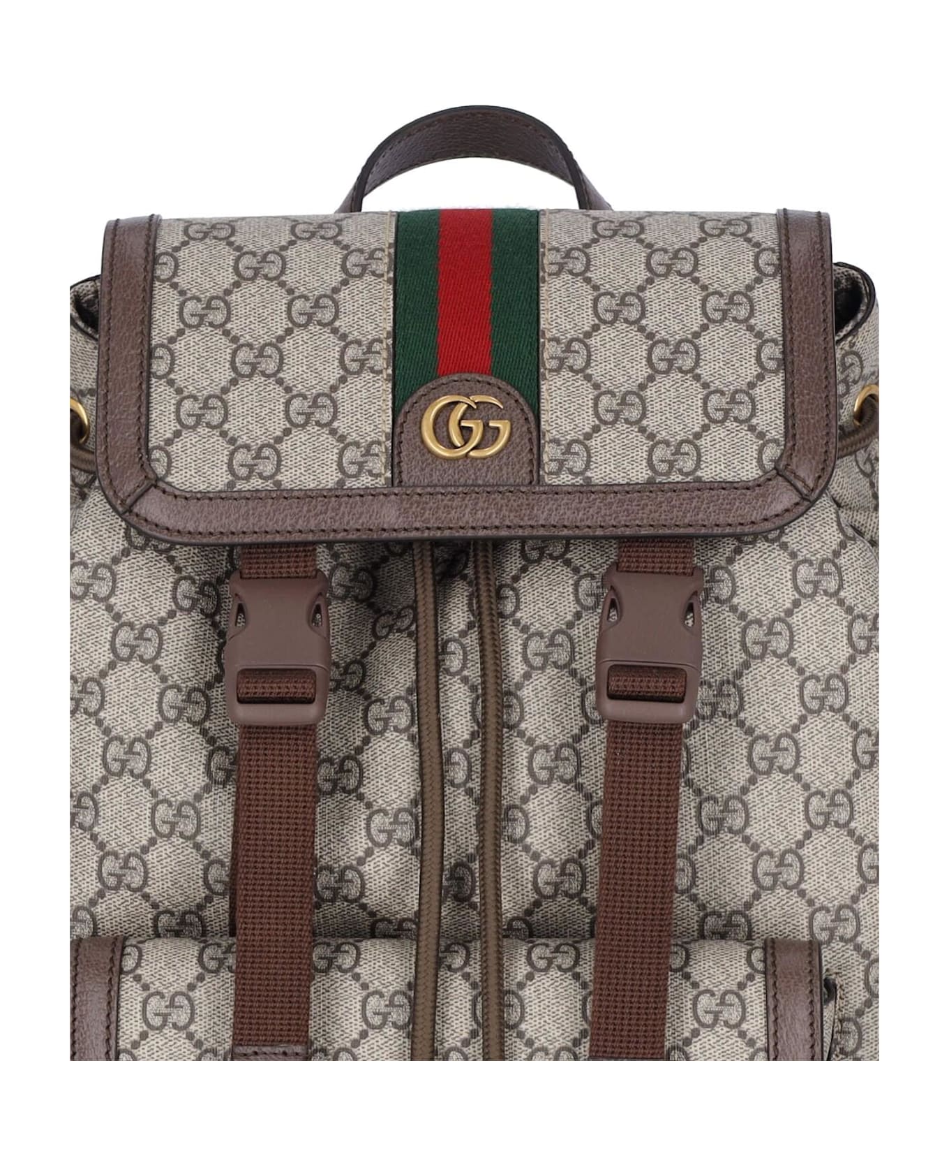 Gucci Small Backpack 'ophidia' - Beige