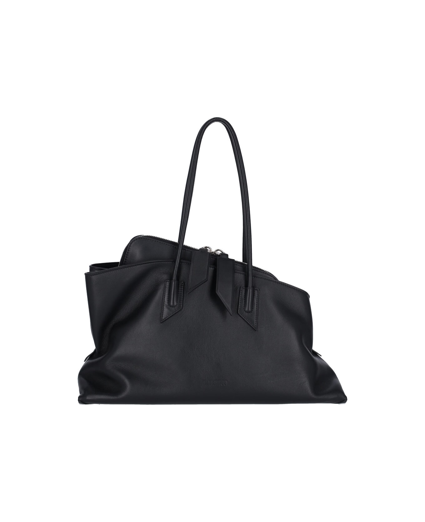 The Attico Medium Handbag 'la Passeggiata' - Black