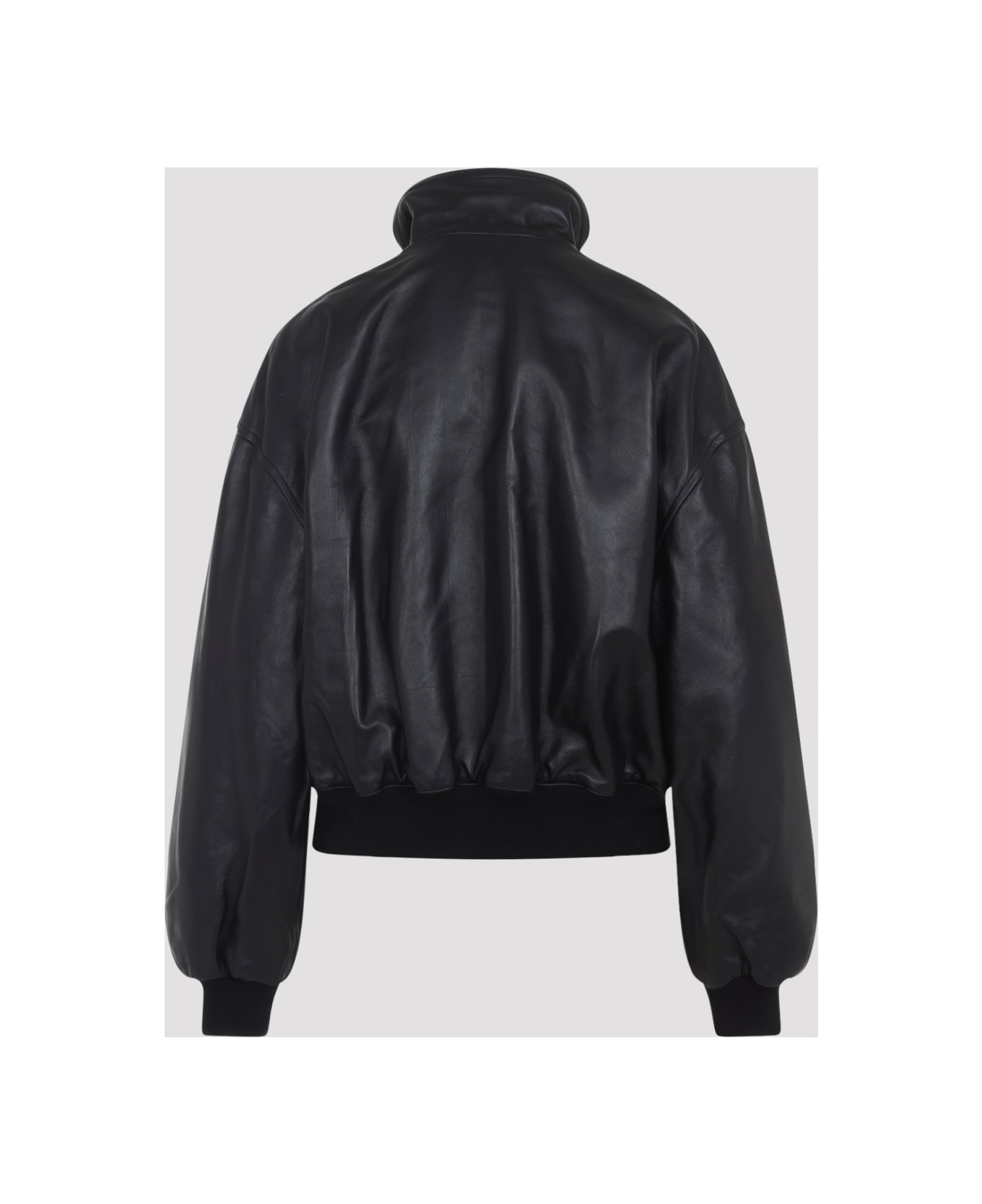 Balenciaga Leather Jacket - Black