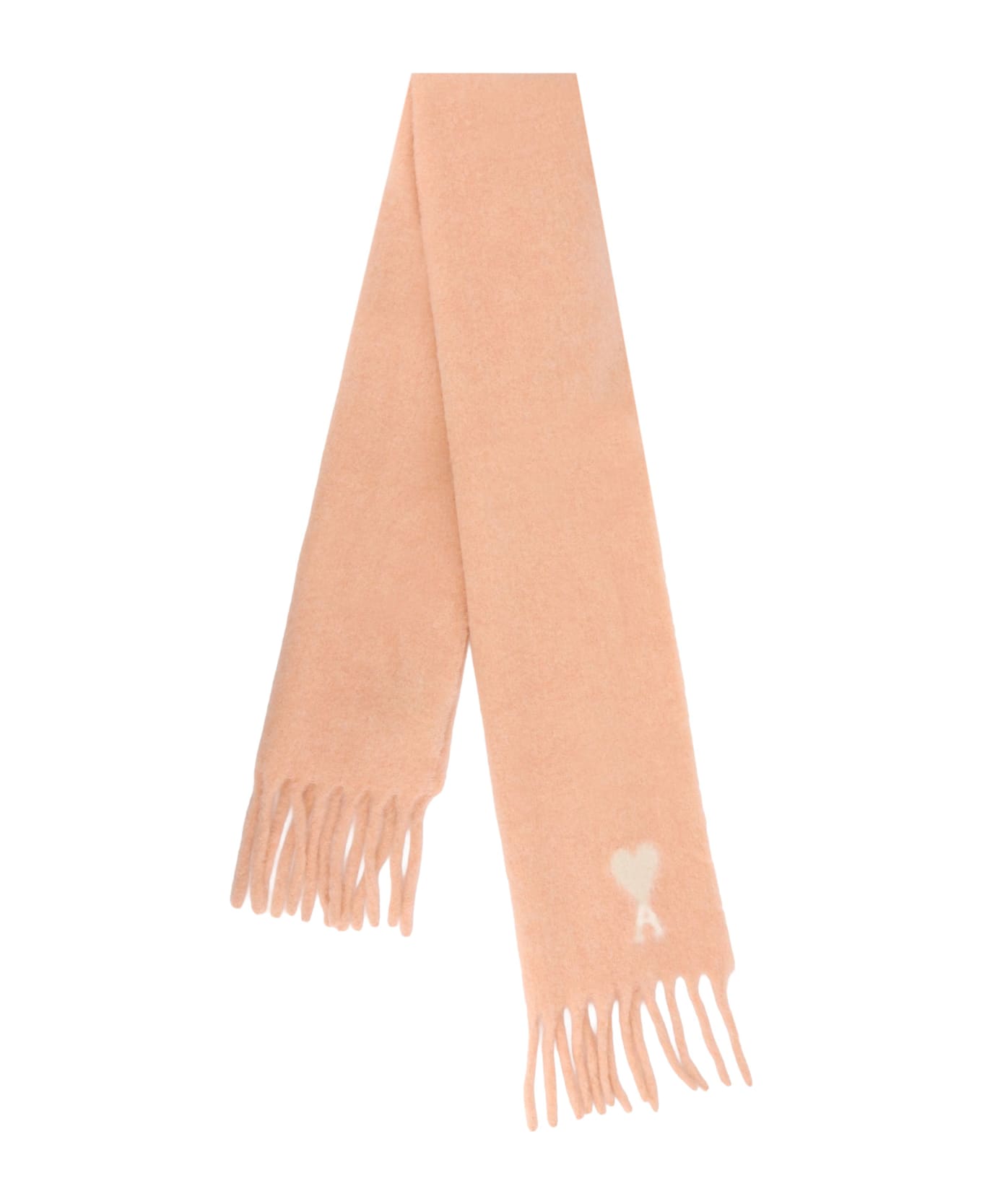 Ami Alexandre Mattiussi Alpaca Blend Scarf - POUDRE