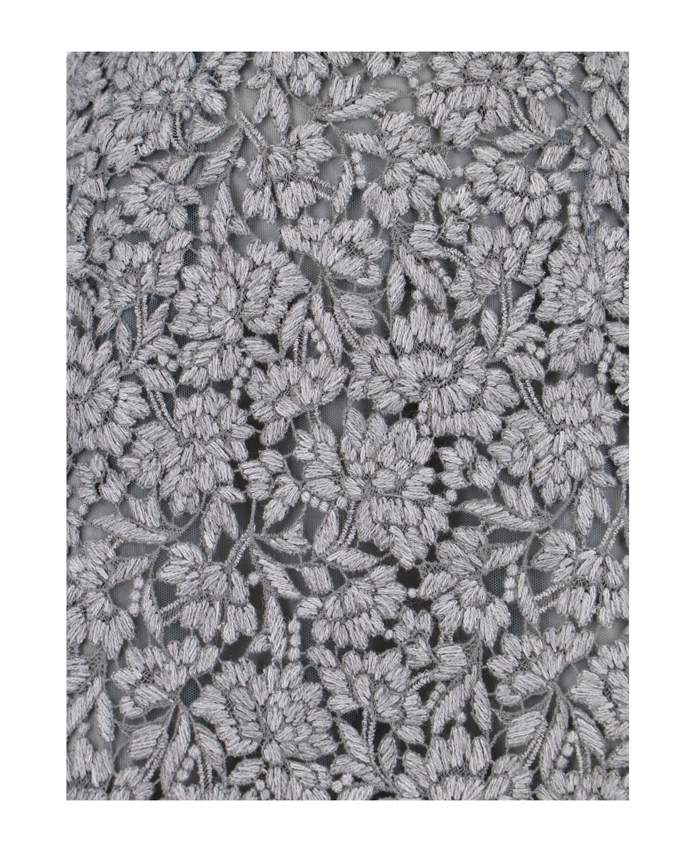 Ermanno Scervino Lace Midi Skirt - Gray