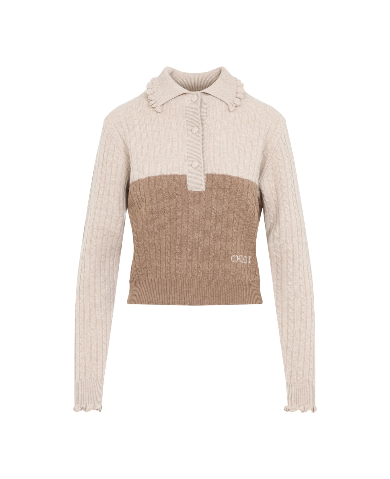 Chloé Pullover - L Barley Brown