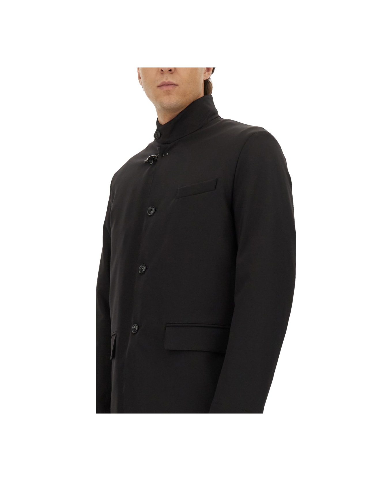 Fay Jacket With Hook - BLACK